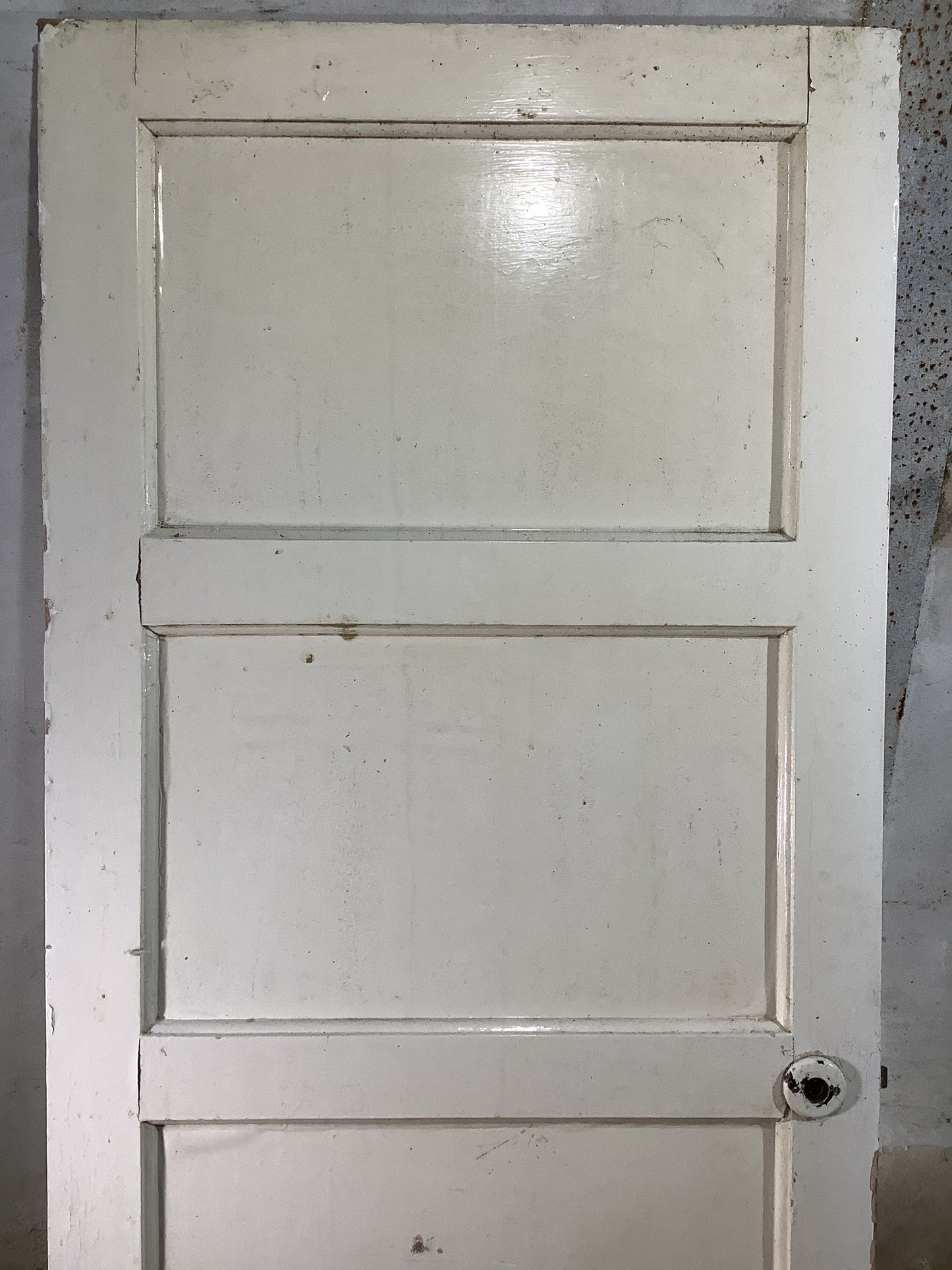 8th Pic 1950s 1960s Internal Painted Pine Reclaimed Door