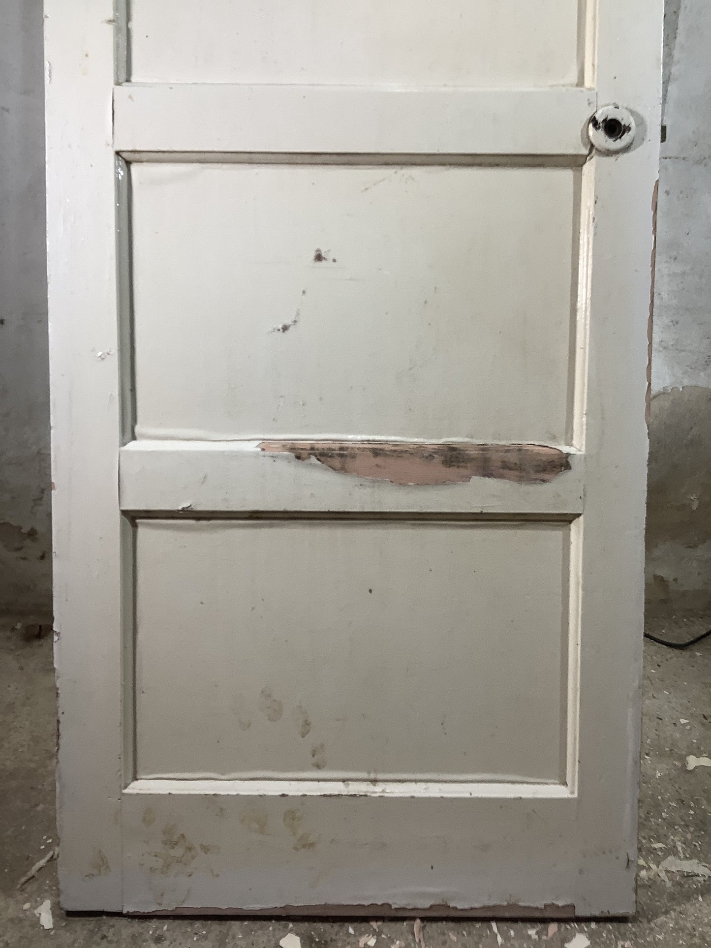 9th Pic 1950s 1960s Internal Painted Pine Reclaimed Door
