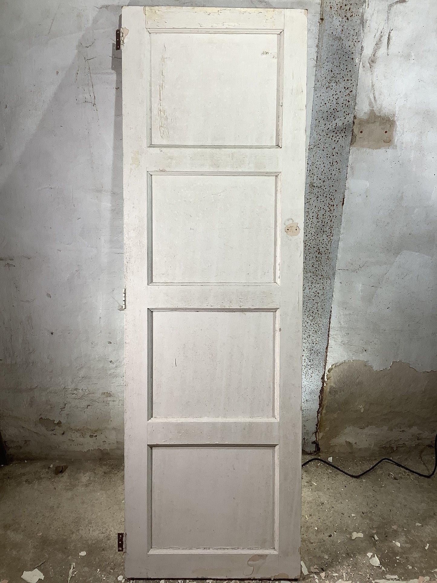 Main Picture 1950s 1960s Internal Painted Pine Reclaimed Door