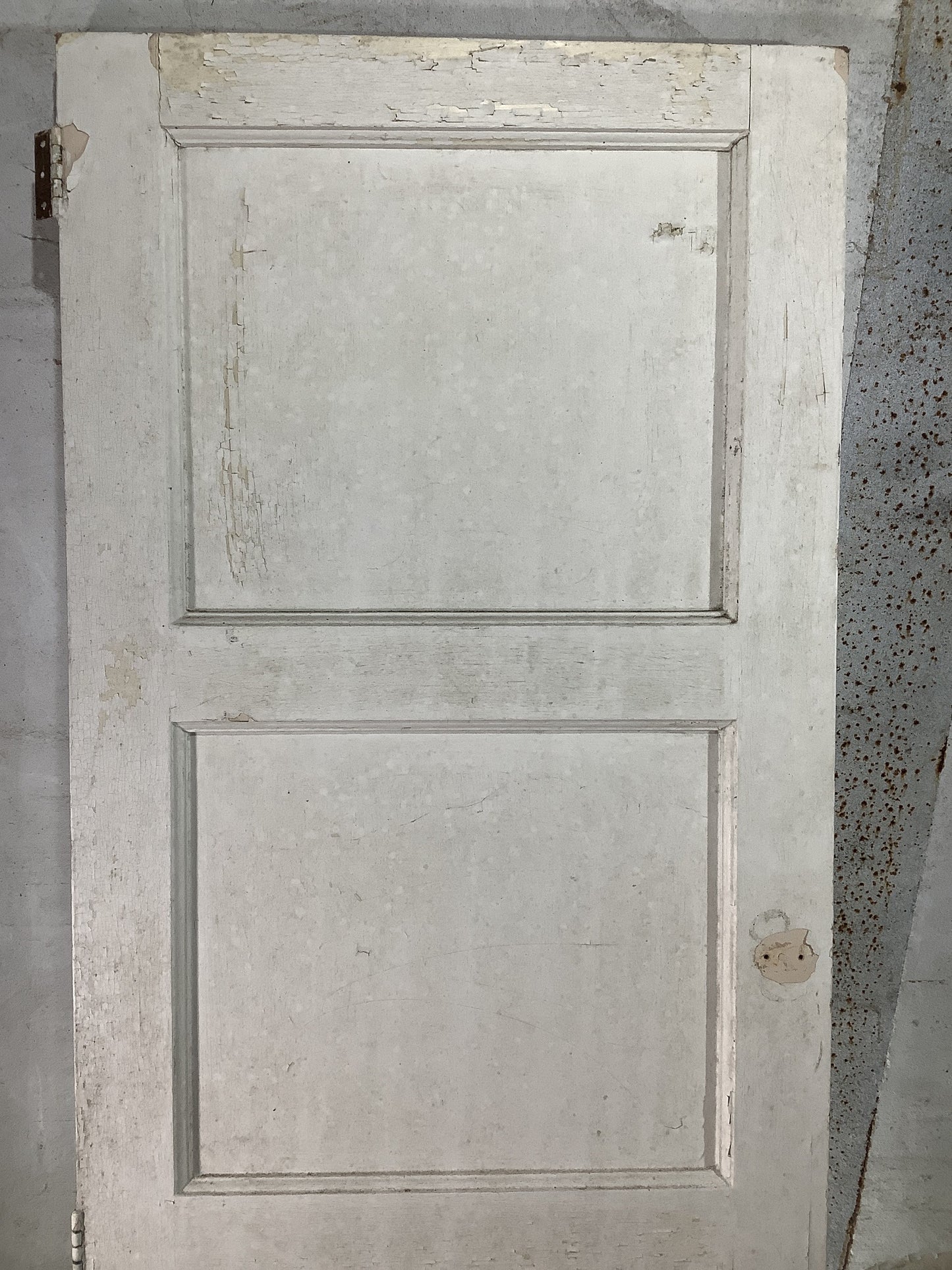 2nd Pic 1950s 1960s Internal Painted Pine Reclaimed Door