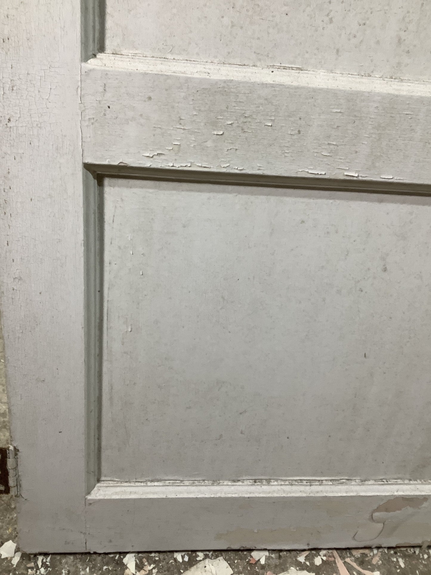 6th Pic 1950s 1960s Internal Painted Pine Reclaimed Door