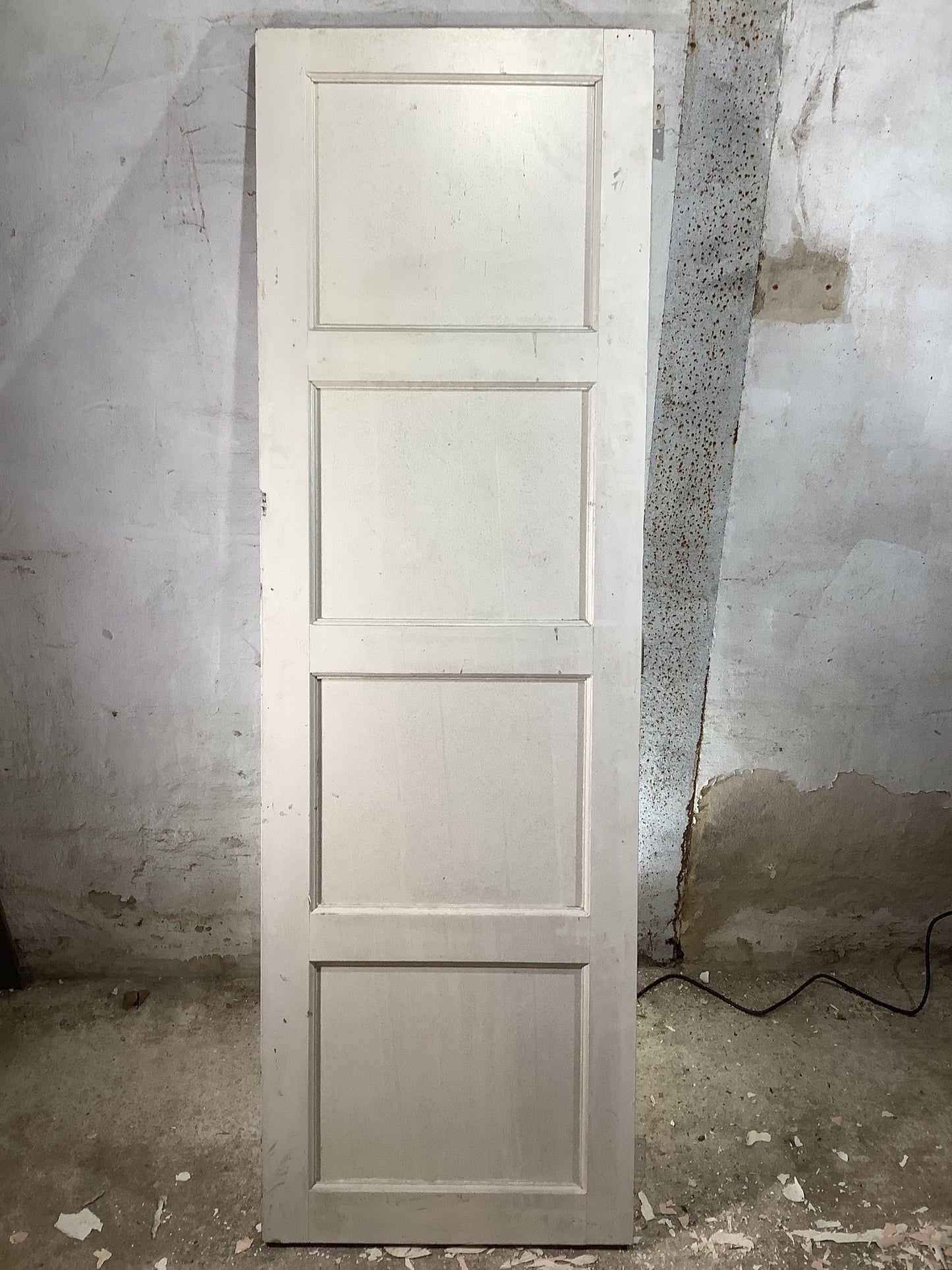 7th Pic 1950s 1960s Internal Painted Pine Reclaimed Door