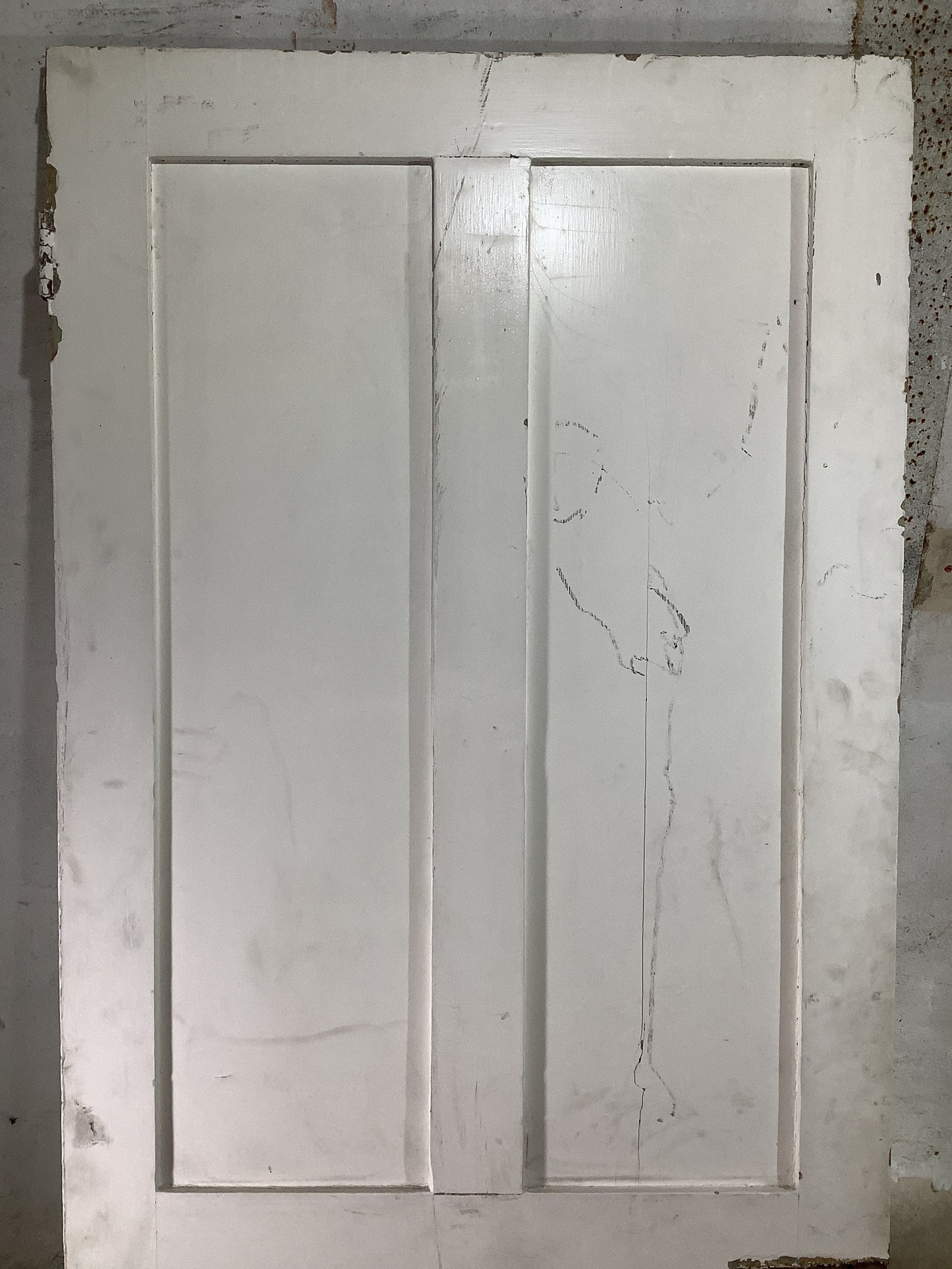 8th Pic Victorian Internal Painted Pine Reclaimed Door