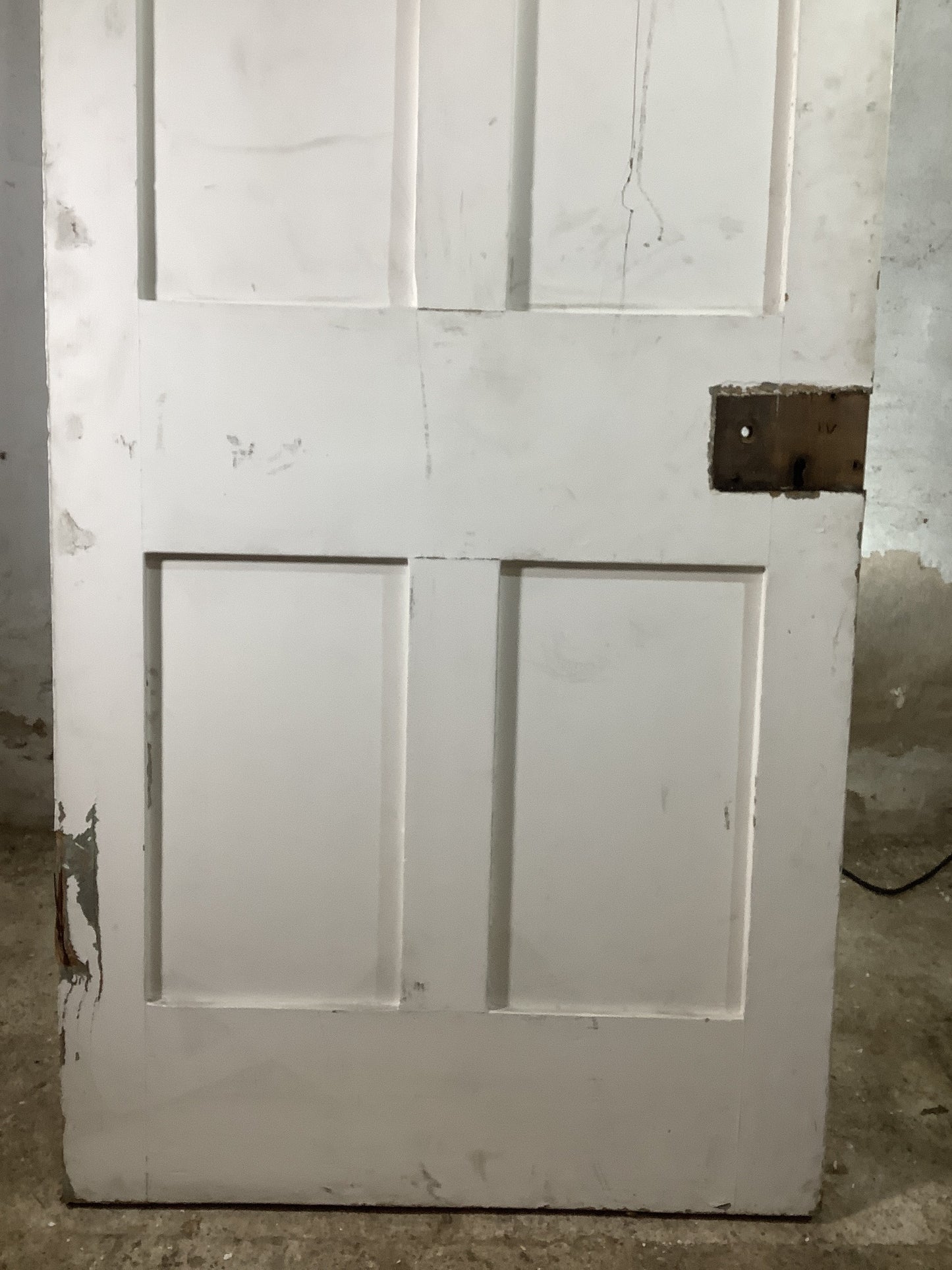 9th Pic Victorian Internal Painted Pine Reclaimed Door