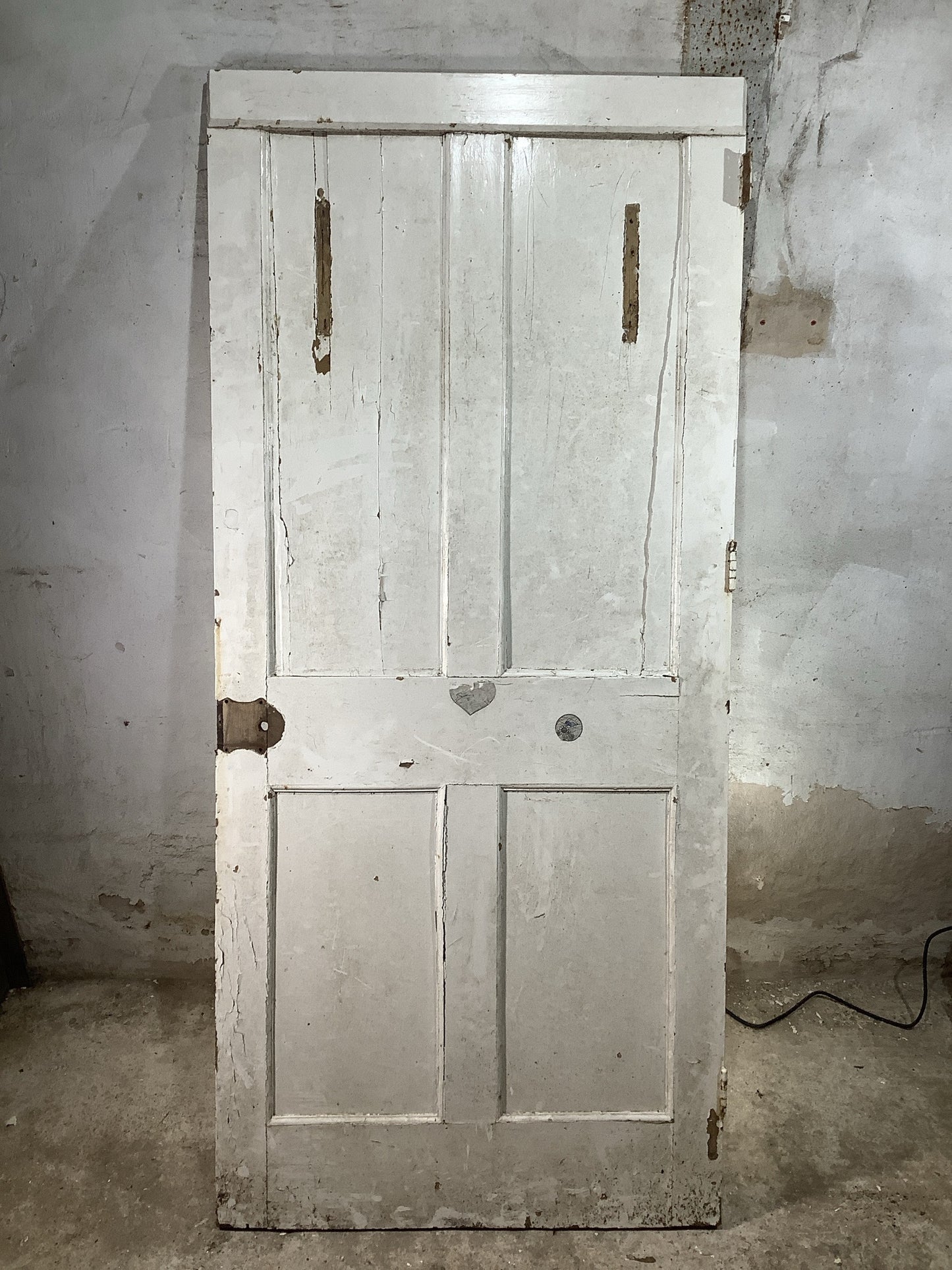 Main Picture Georgian Internal Painted Pine Reclaimed Door