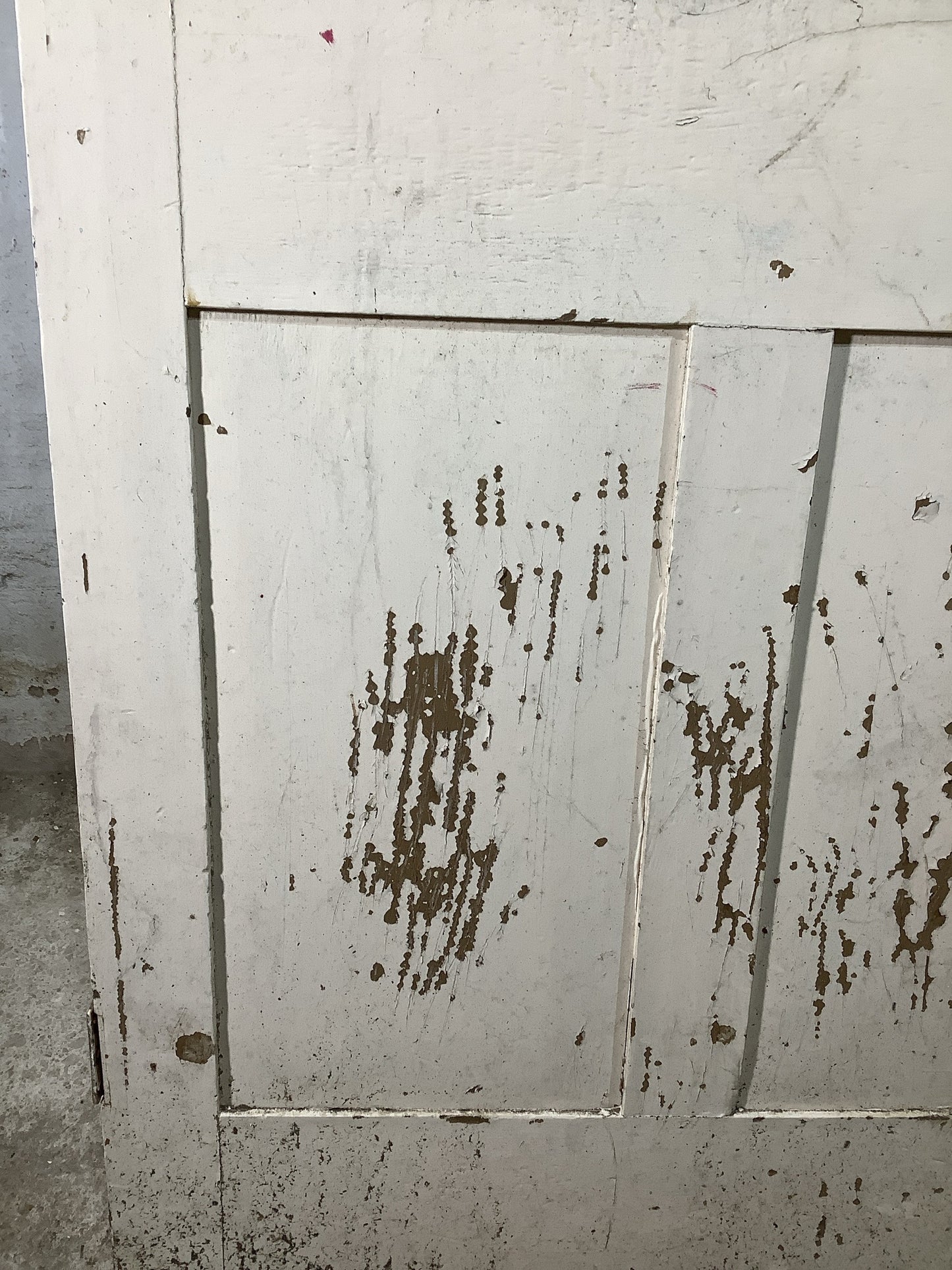 12th Pic Georgian Internal Painted Pine Reclaimed Door