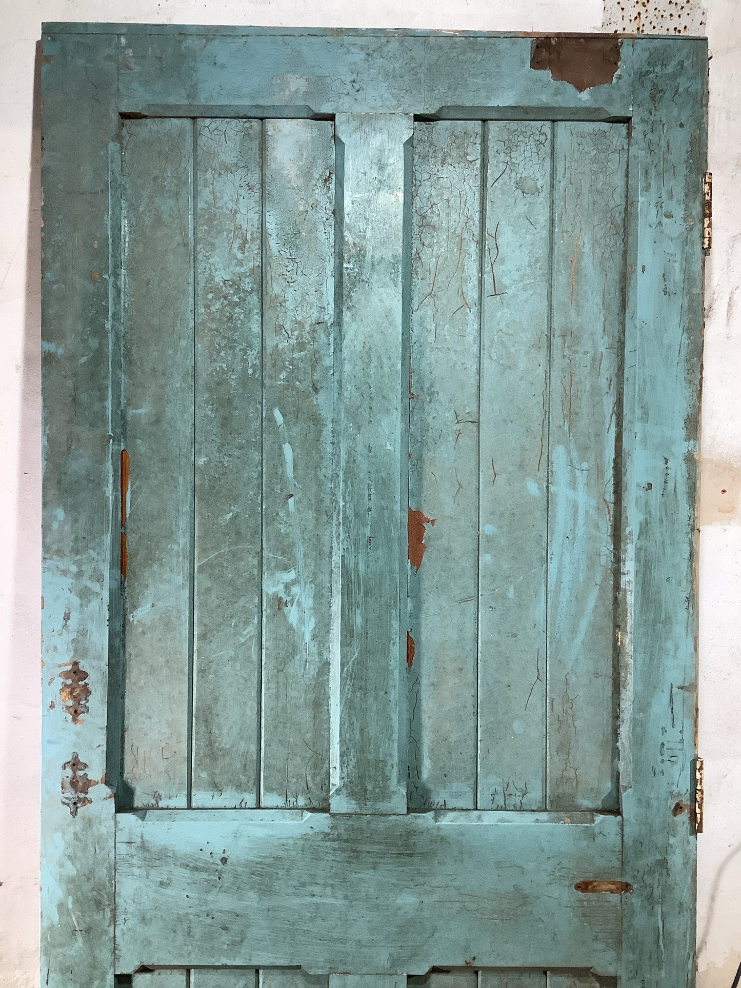 8th Pic 1930s Internal Painted Pitch Pine Reclaimed Door