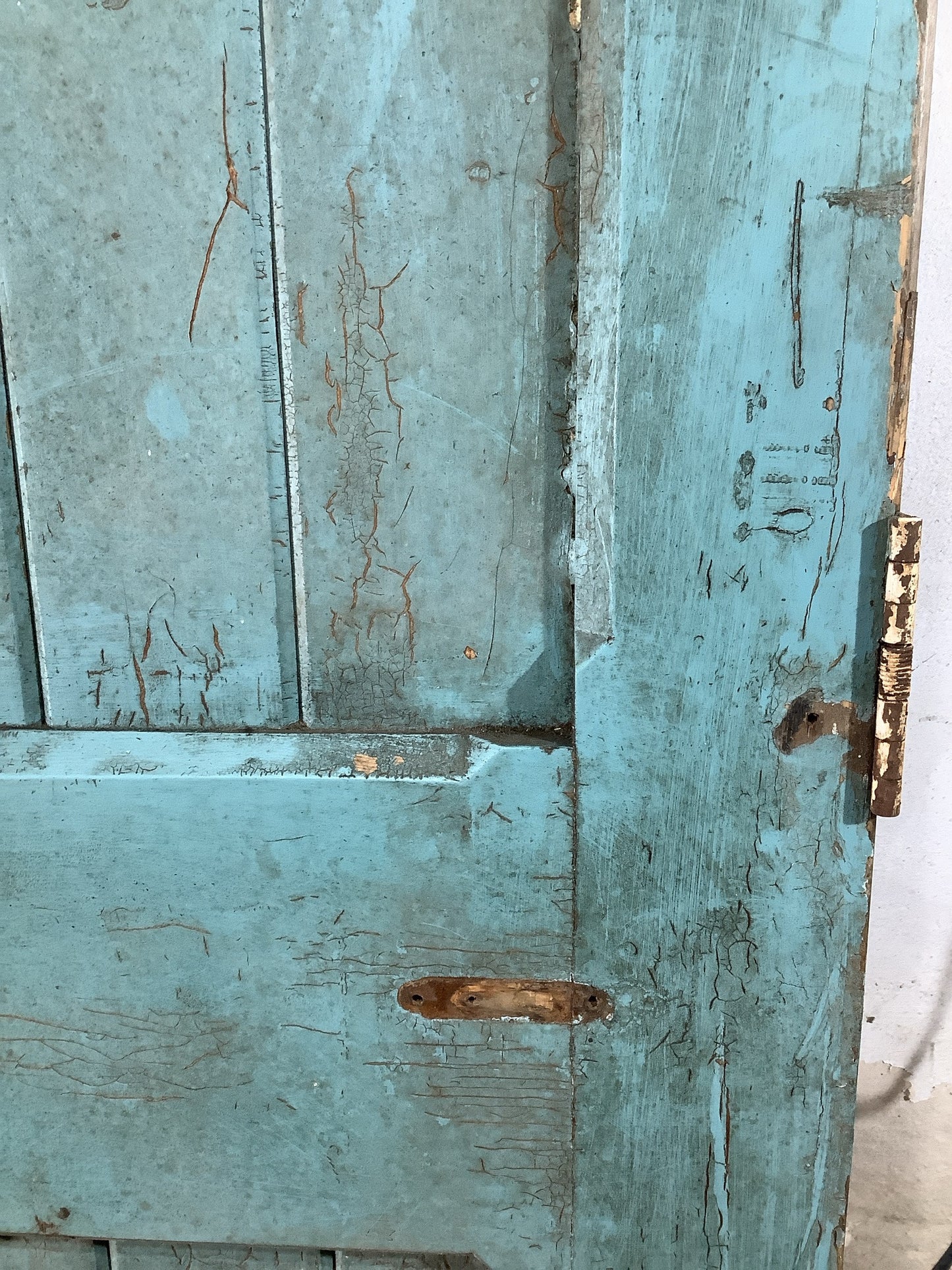 10th Pic 1930s Internal Painted Pitch Pine Reclaimed Door