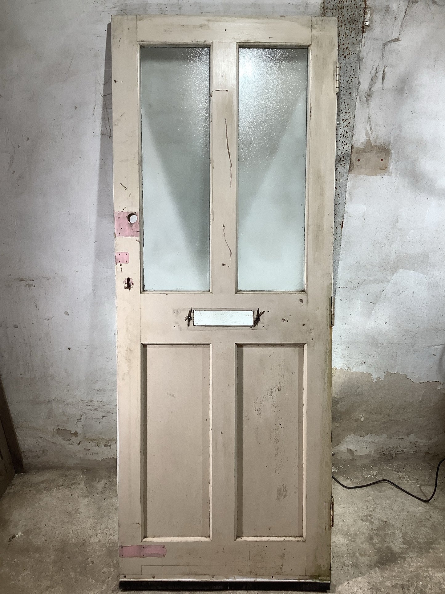 7th Pic Old External Painted Sapele Reclaimed Door
