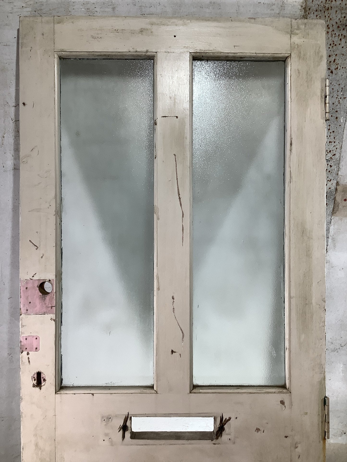 8th Pic Old External Painted Sapele Reclaimed Door