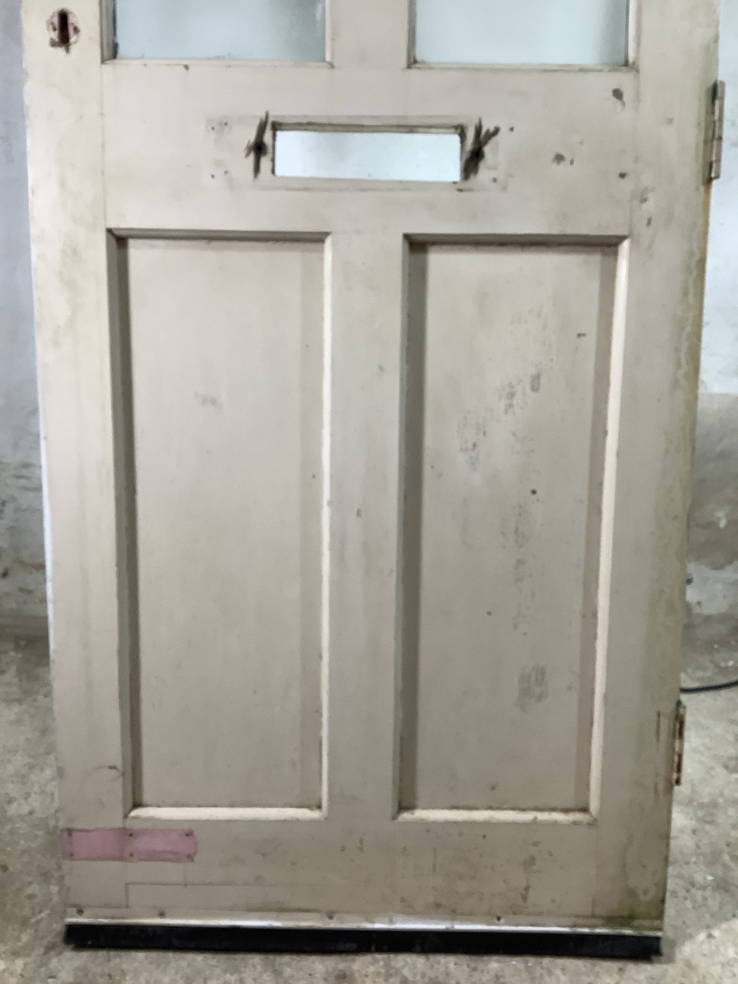 9th Pic Old External Painted Sapele Reclaimed Door