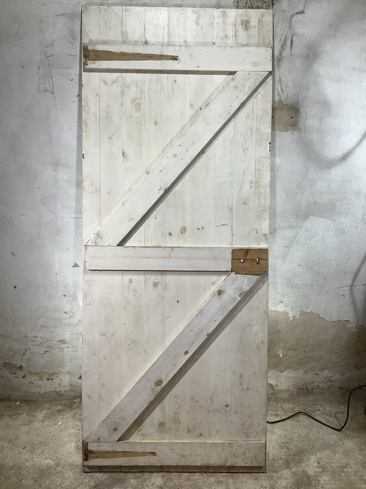 7th Pic Old Internal Painted Pine Reclaimed Door