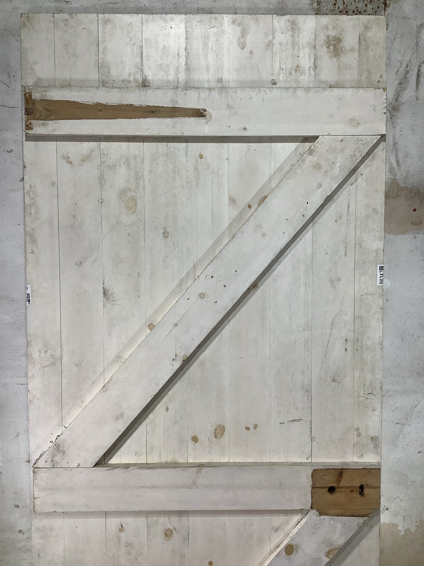8th Pic Old Internal Painted Pine Reclaimed Door