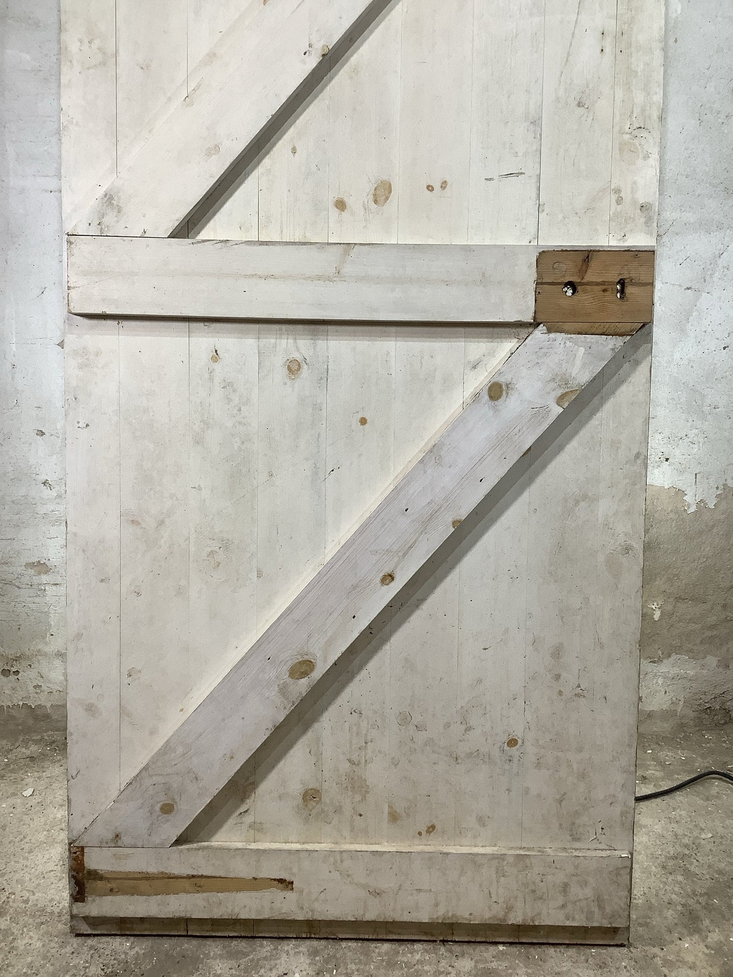 9th Pic Old Internal Painted Pine Reclaimed Door
