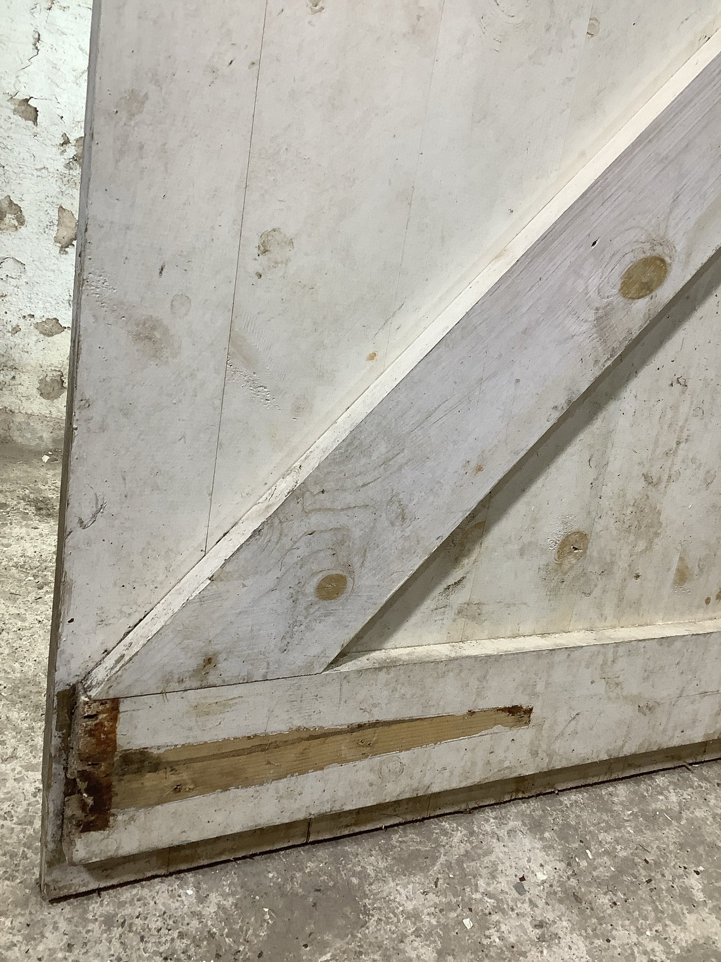12th Pic Old Internal Painted Pine Reclaimed Door