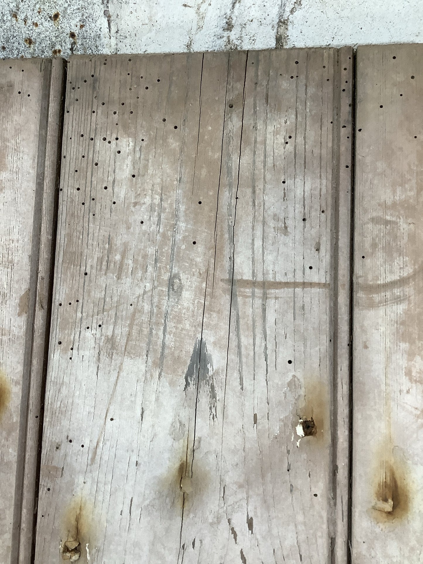 7th Pic Old External Painted Pine Reclaimed Door
