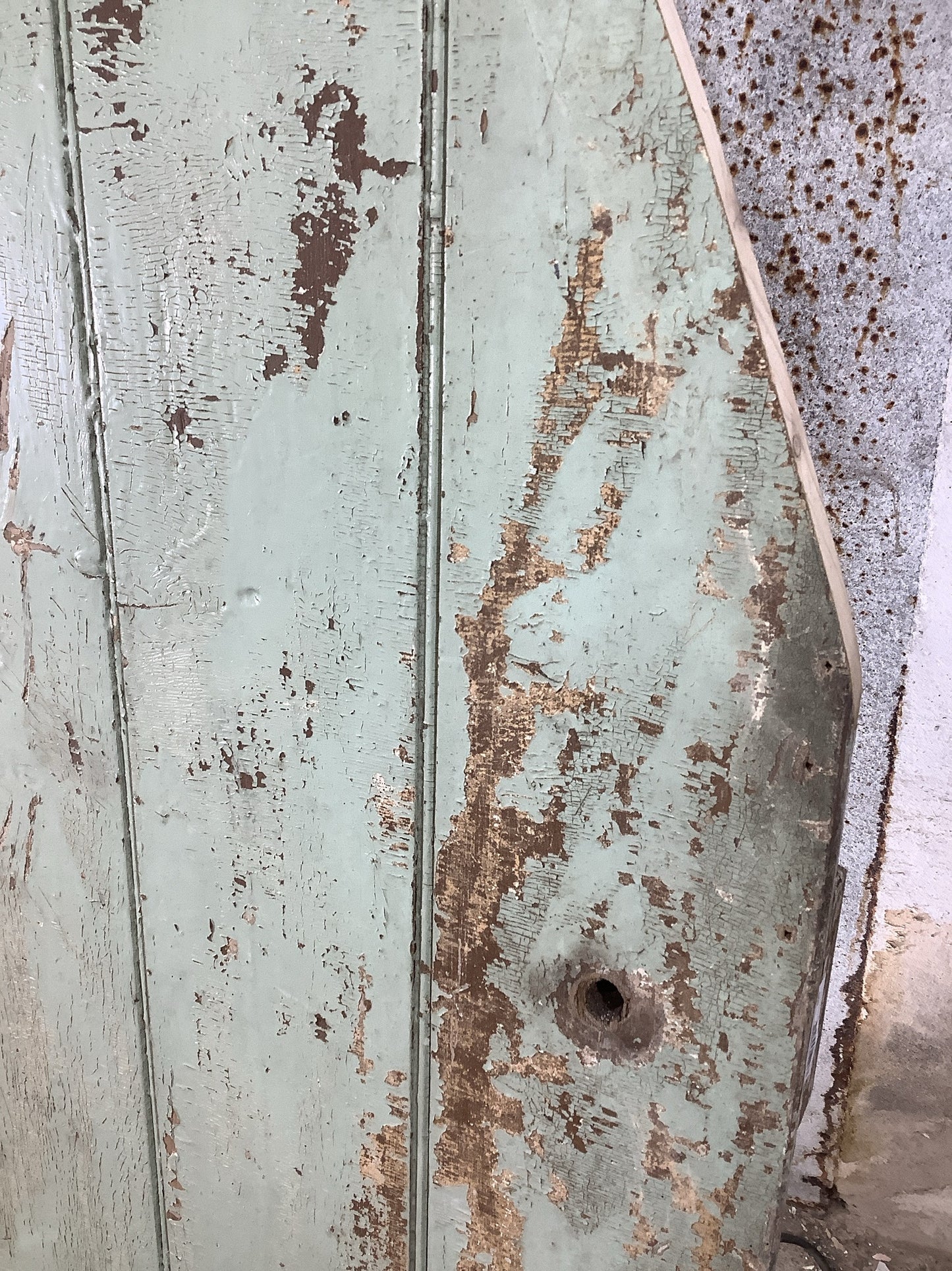 4th Pic Old Internal Painted Pine Reclaimed Door