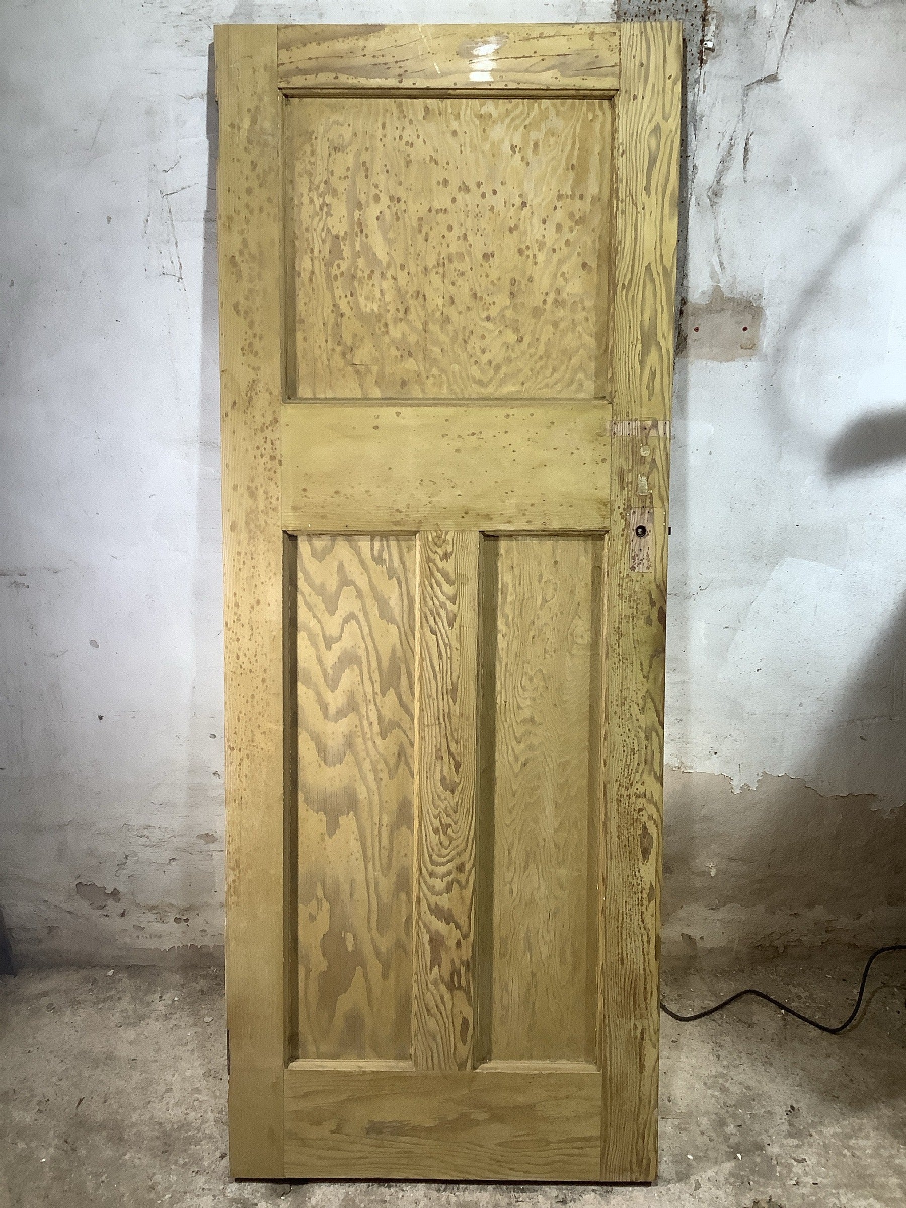 Main Picture 1930s Internal Stripped  Pitch Pine Reclaimed Door