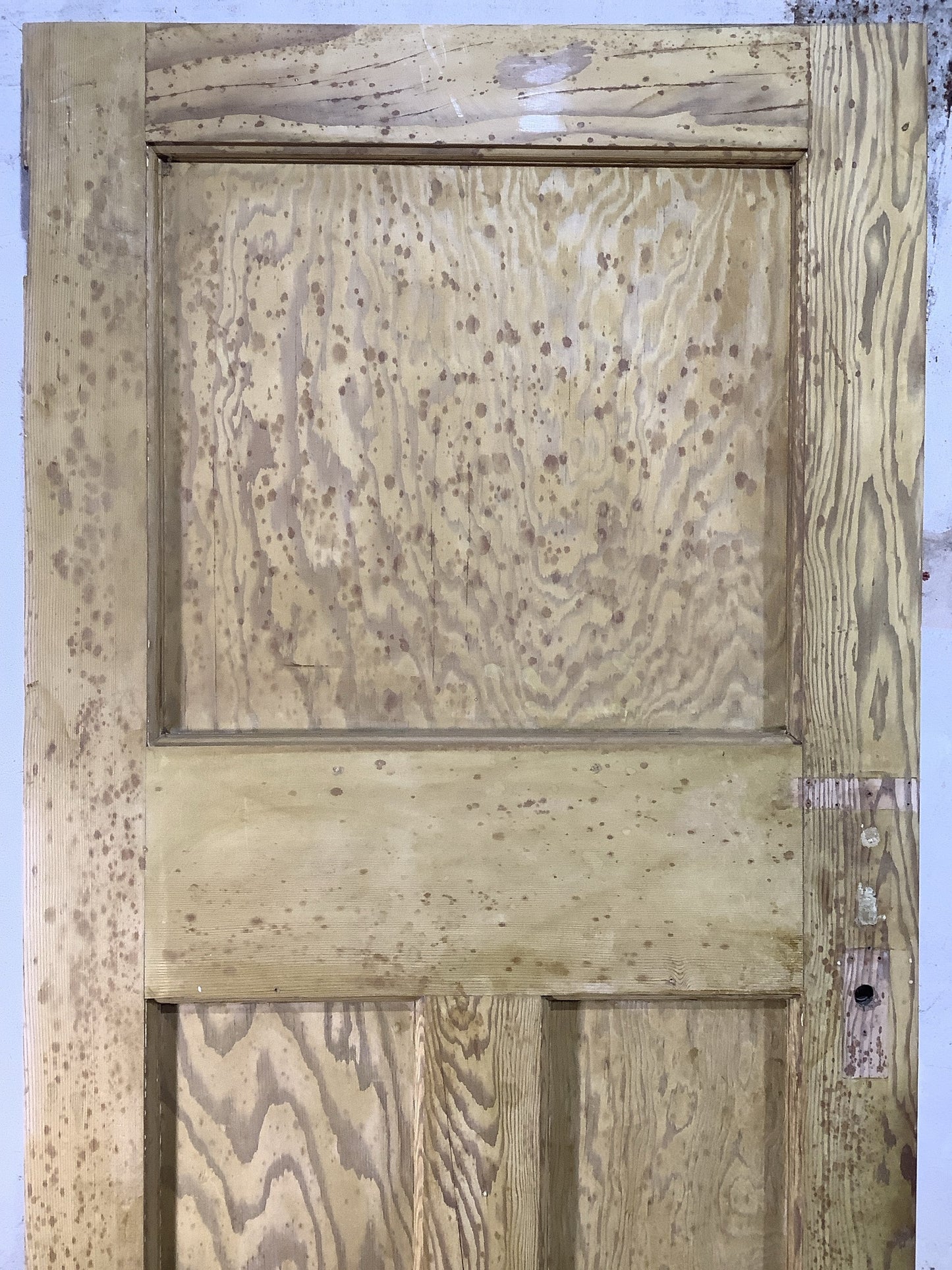 2nd Picture showing finish is blotchy this will sand out