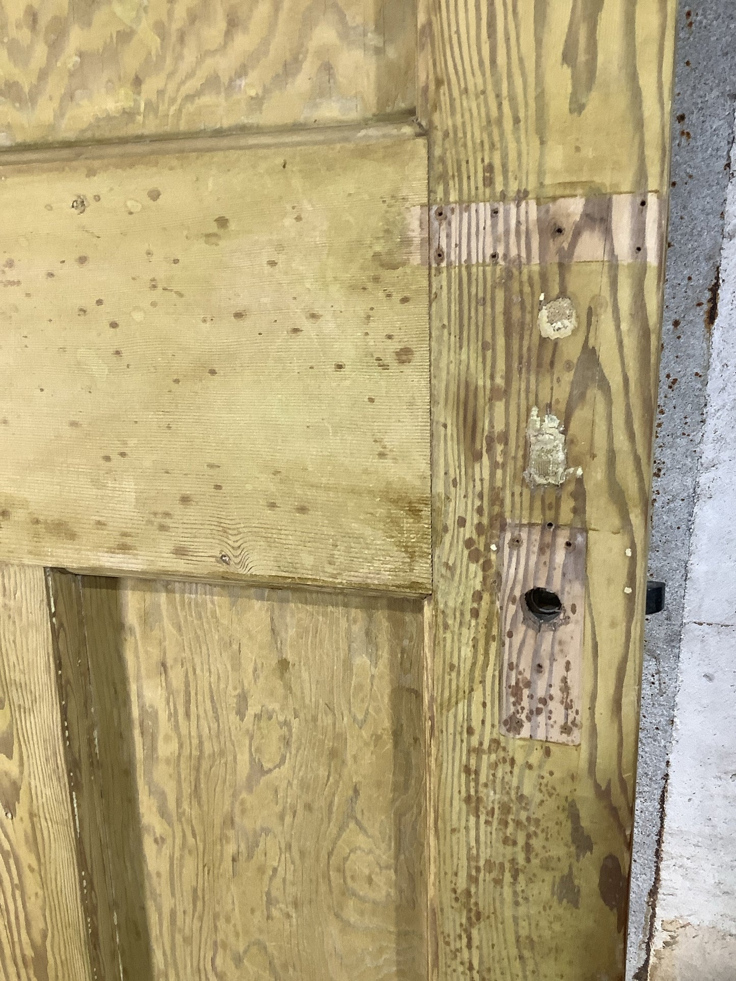 4th Pic 1930s Internal Stripped  Pitch Pine Reclaimed Door