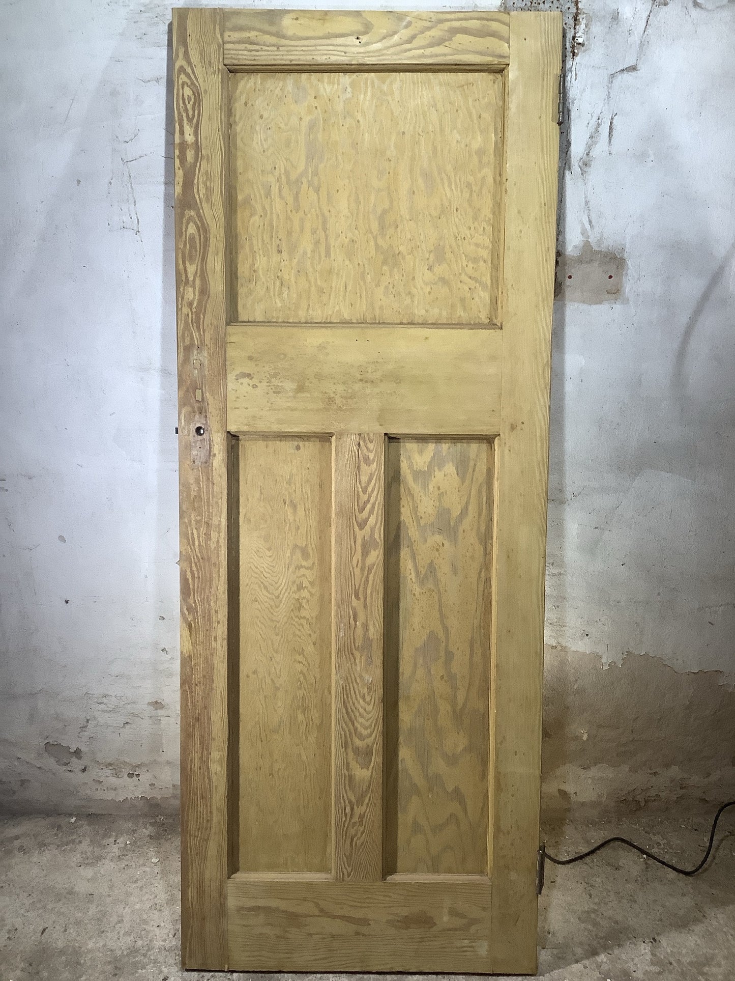 7th Pic 1930s Internal Stripped  Pitch Pine Reclaimed Door
