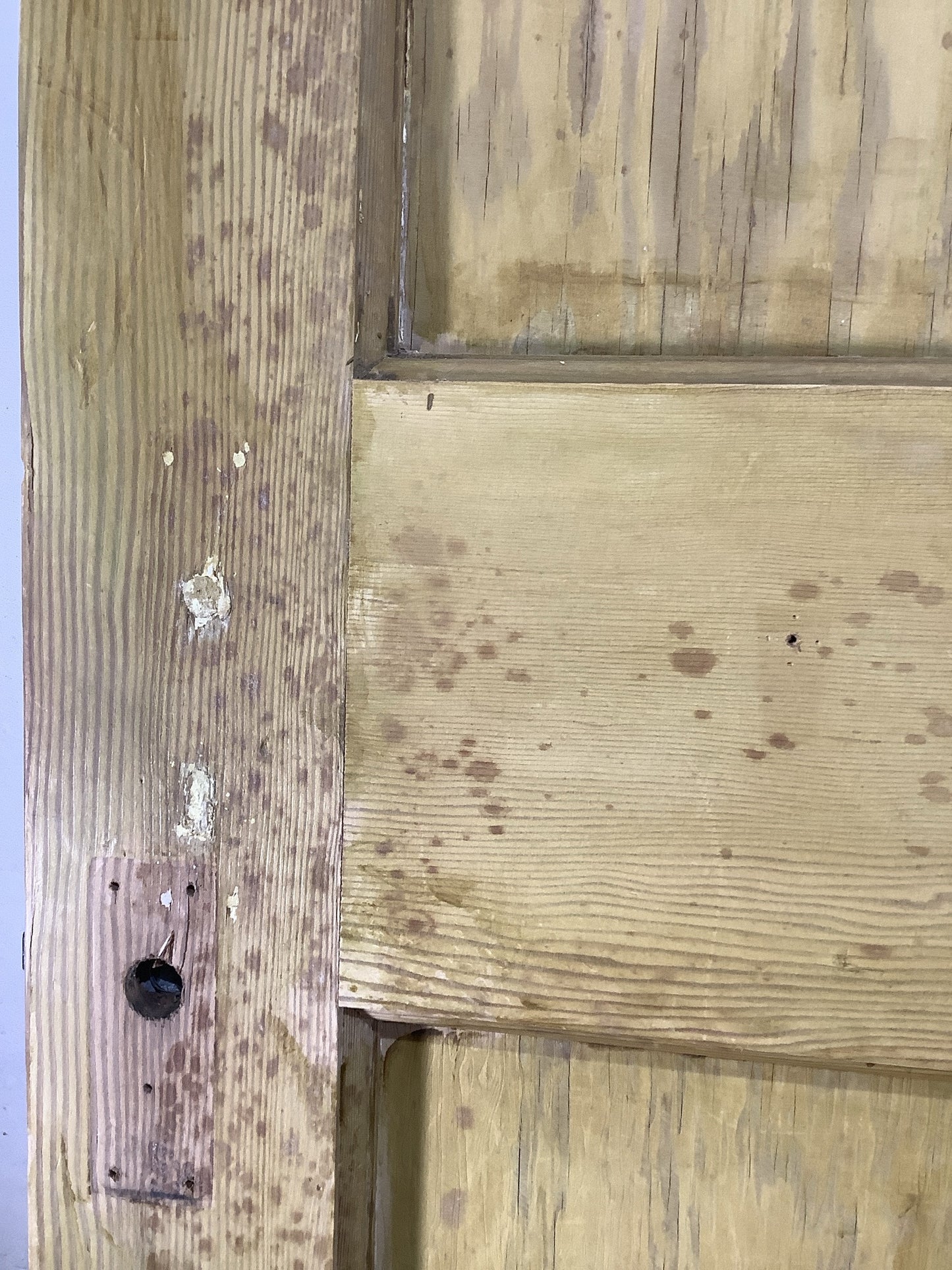 4th Pic 1930s Internal Stripped Pitch Pine Reclaimed Door