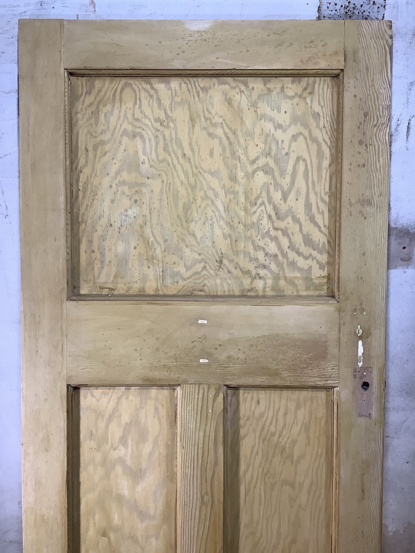 8th Pic 1930s Internal Stripped Pitch Pine Reclaimed Door