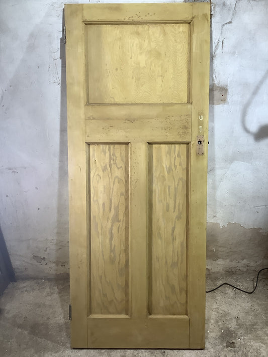 Main Picture 1930s Internal Stripped  Pitch Pine Reclaimed Door