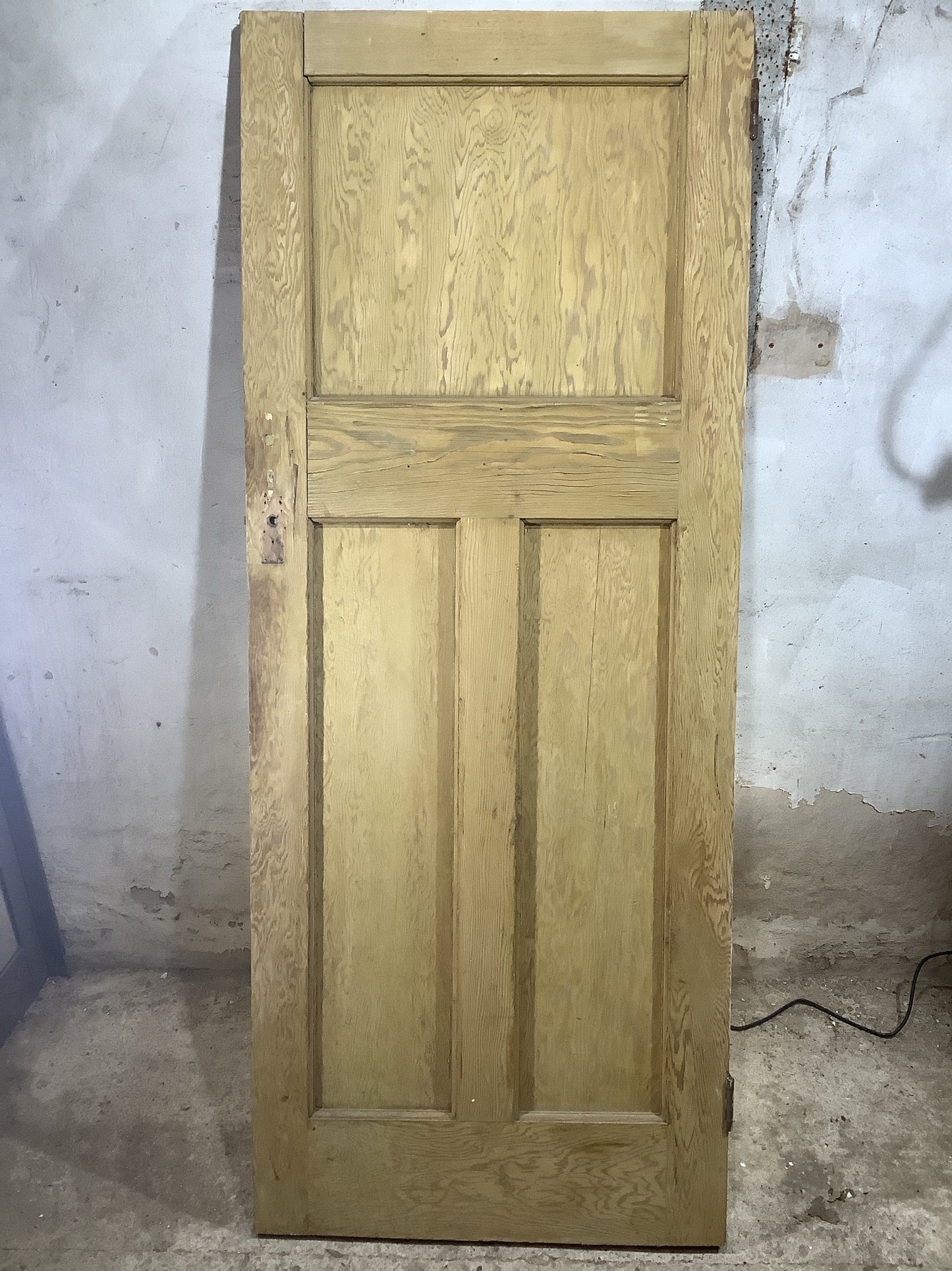 Main Picture 1930s Internal Stripped Pitch Pine Reclaimed Door