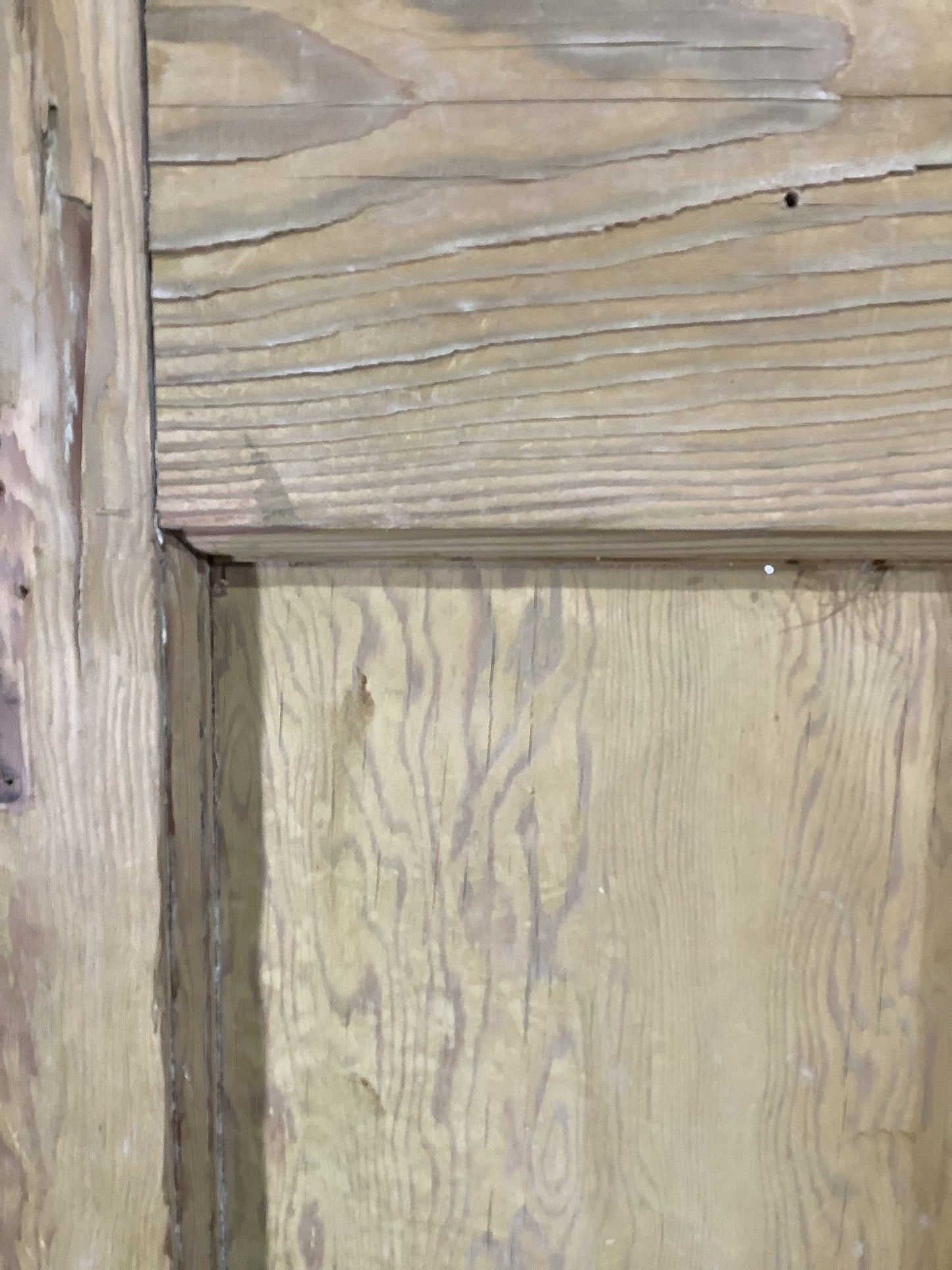 5th Pic 1930s Internal Stripped Pitch Pine Reclaimed Door