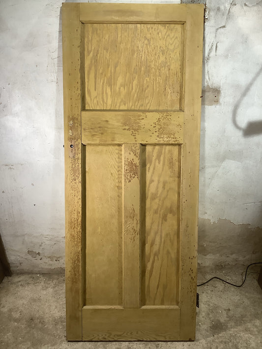 Main Picture 1930s Internal Stripped  Pitch Pine Reclaimed Door