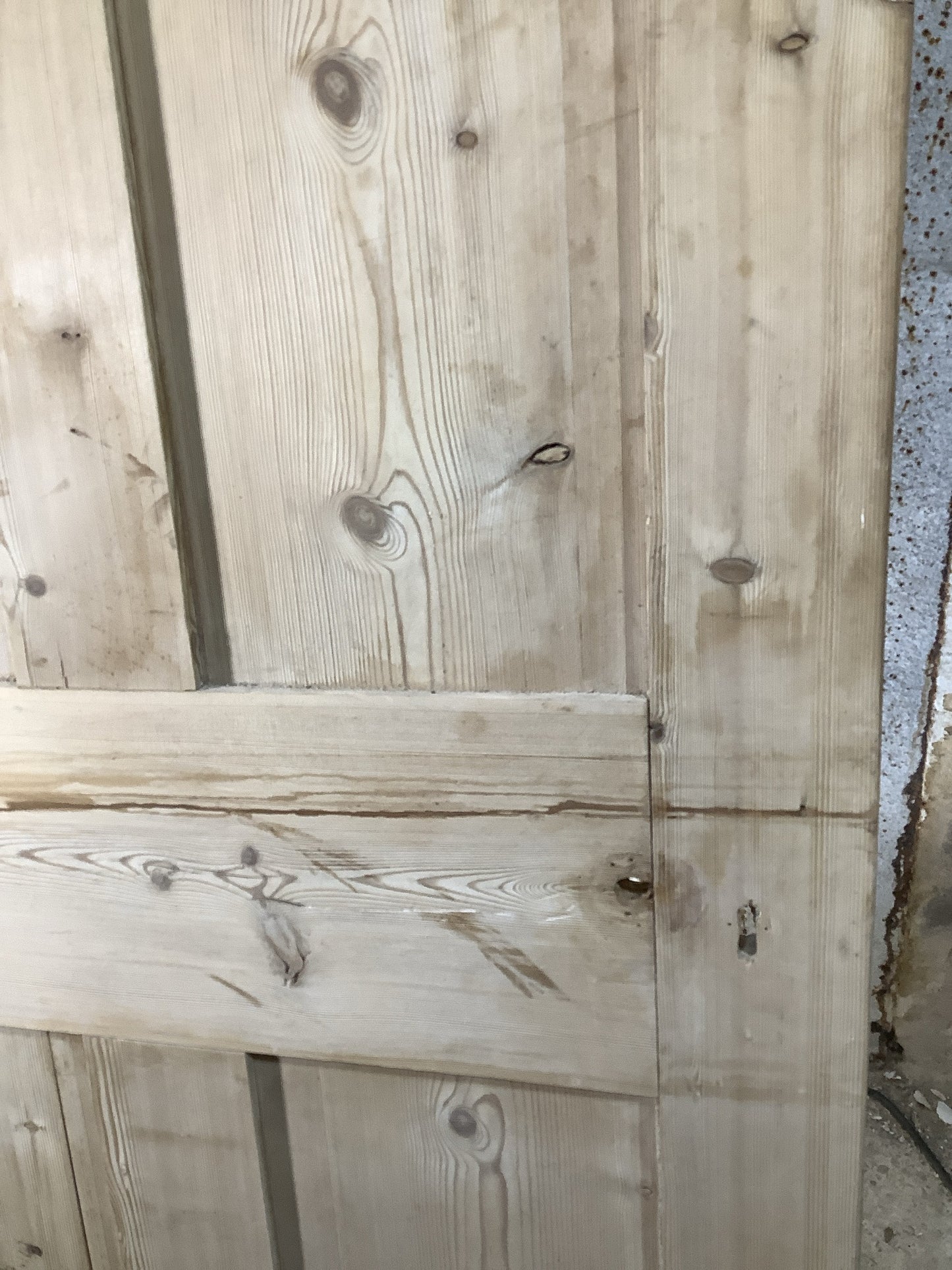 4th Pic Victorian Internal Stripped Pine Reclaimed Door
