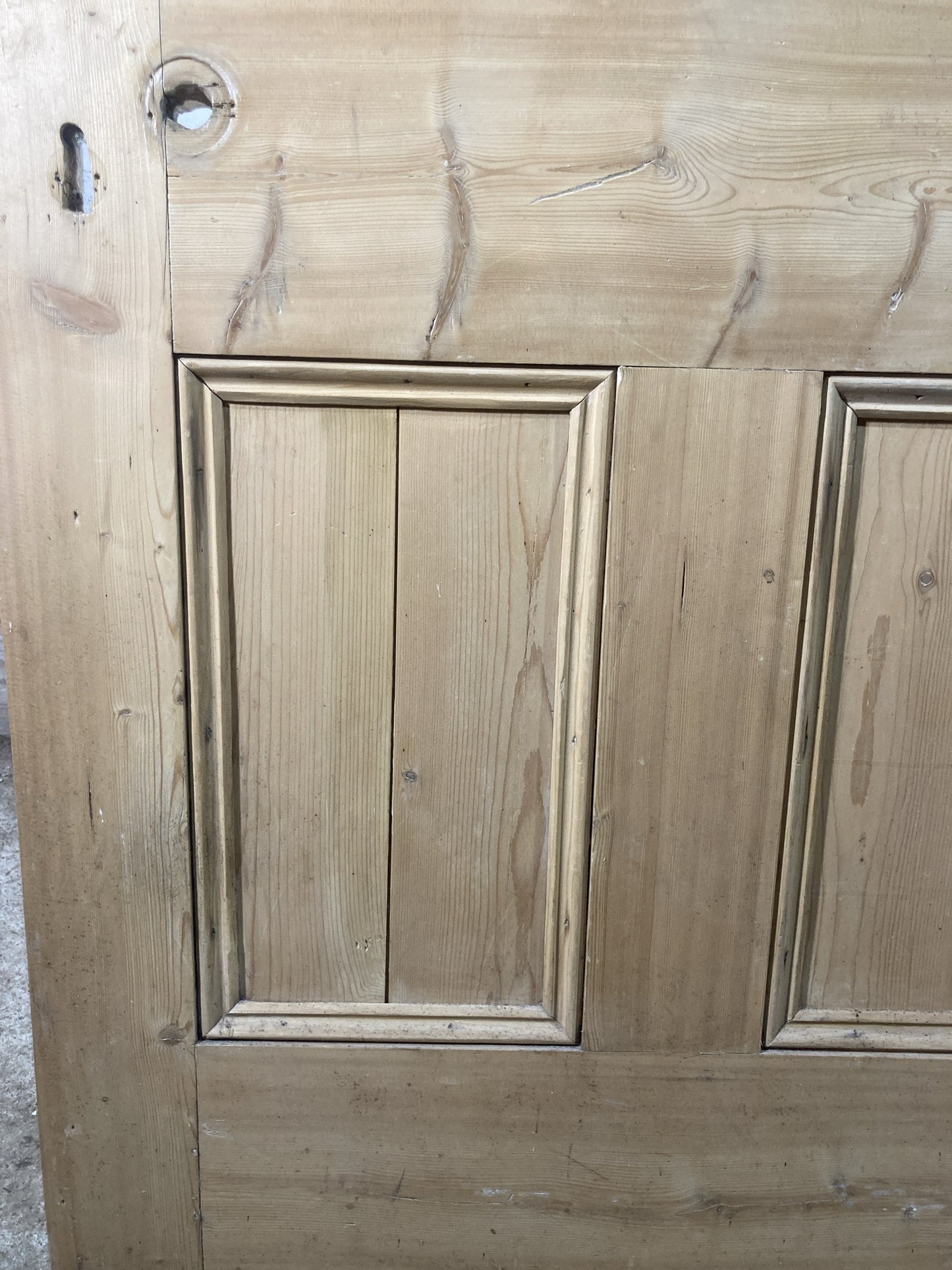 6th Pic Victorian Internal Stripped Pine Reclaimed Door