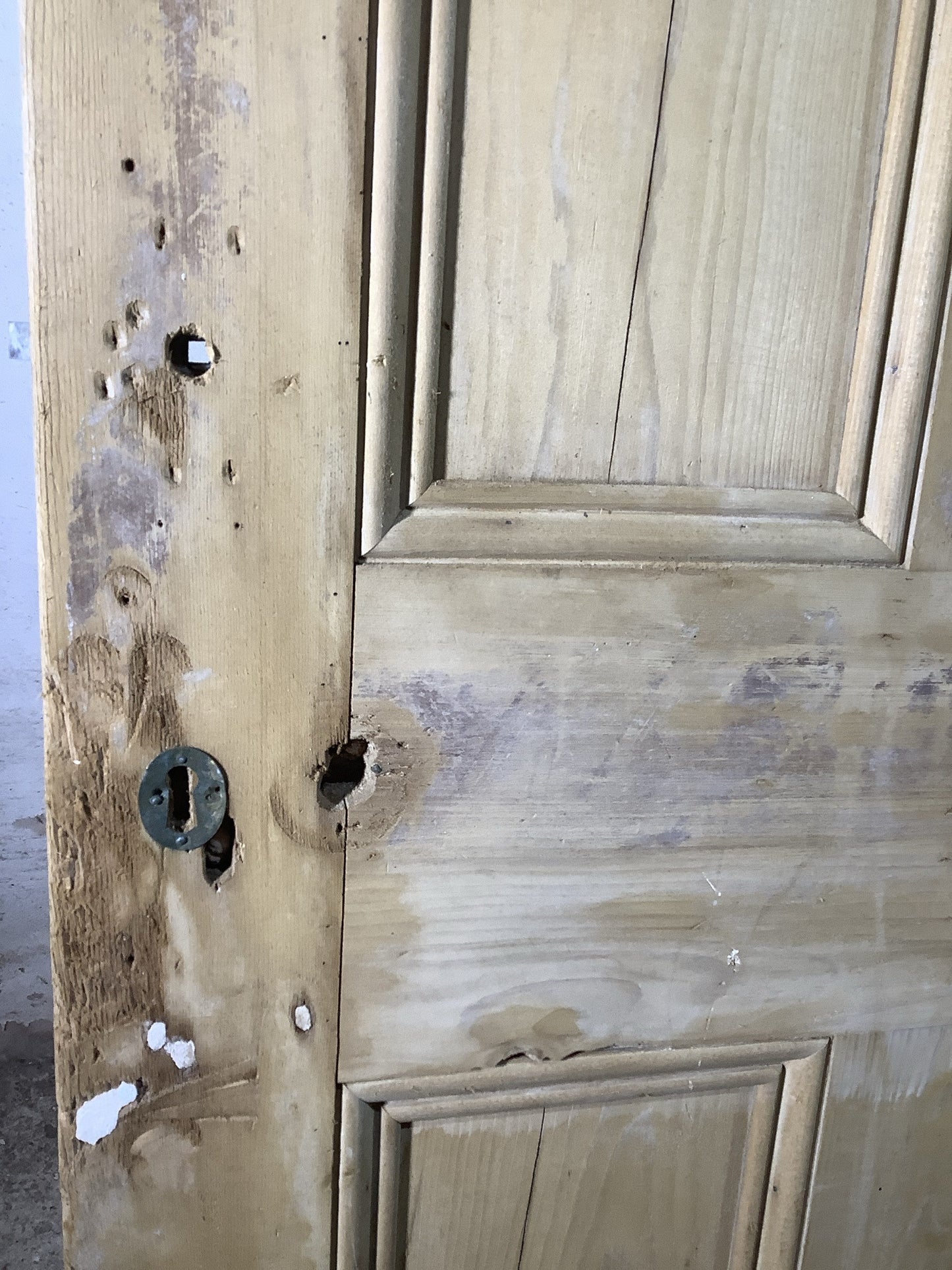 4th Pic Victorian Internal Stripped Pine Reclaimed Door