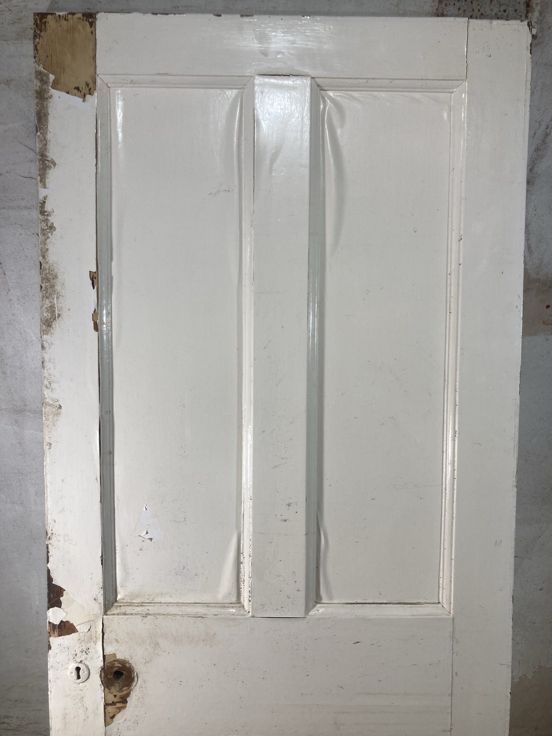 2nd Pic 1930s Internal Painted  Pine Reclaimed Door