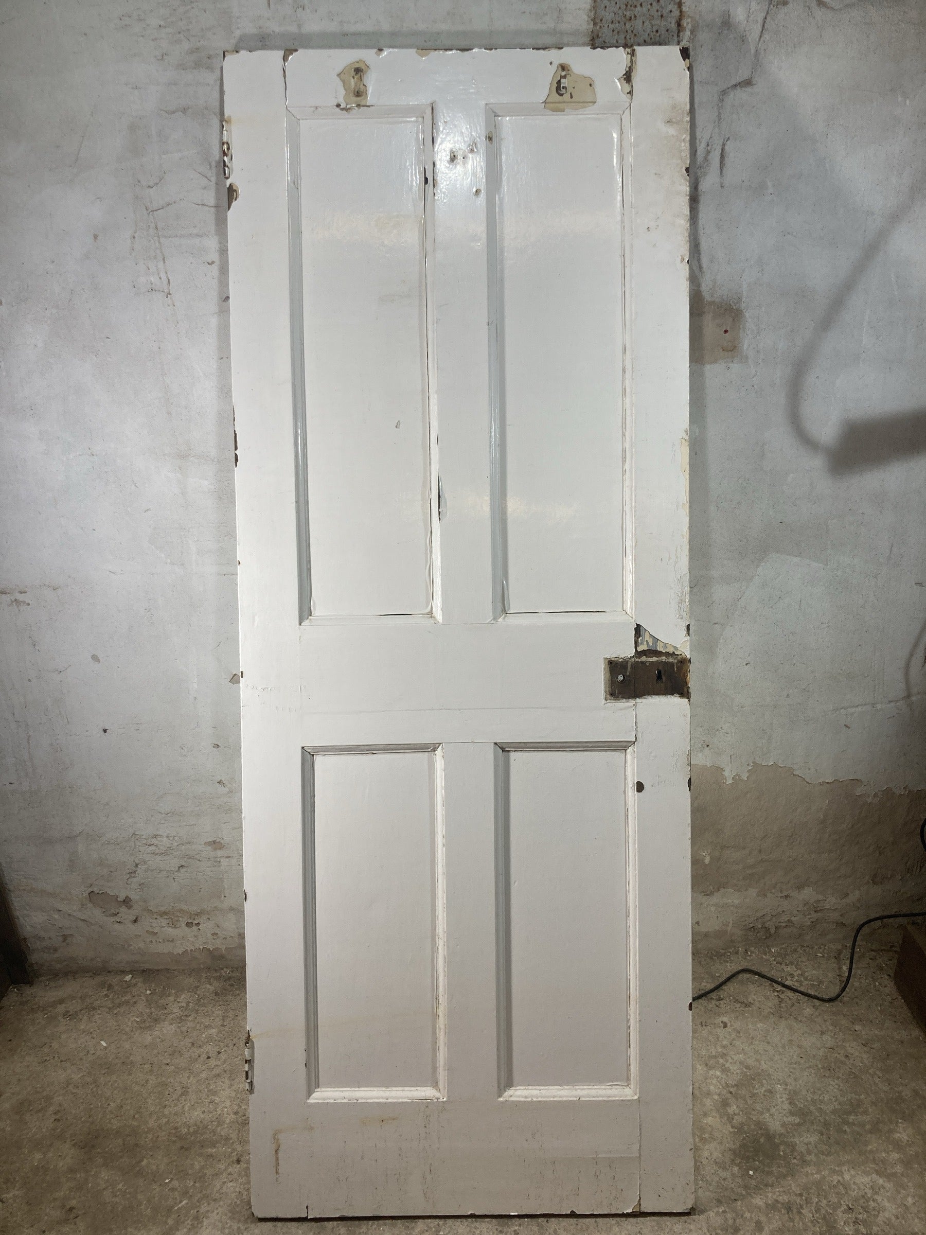 7th Pic 1930s Internal Painted  Pine Reclaimed Door