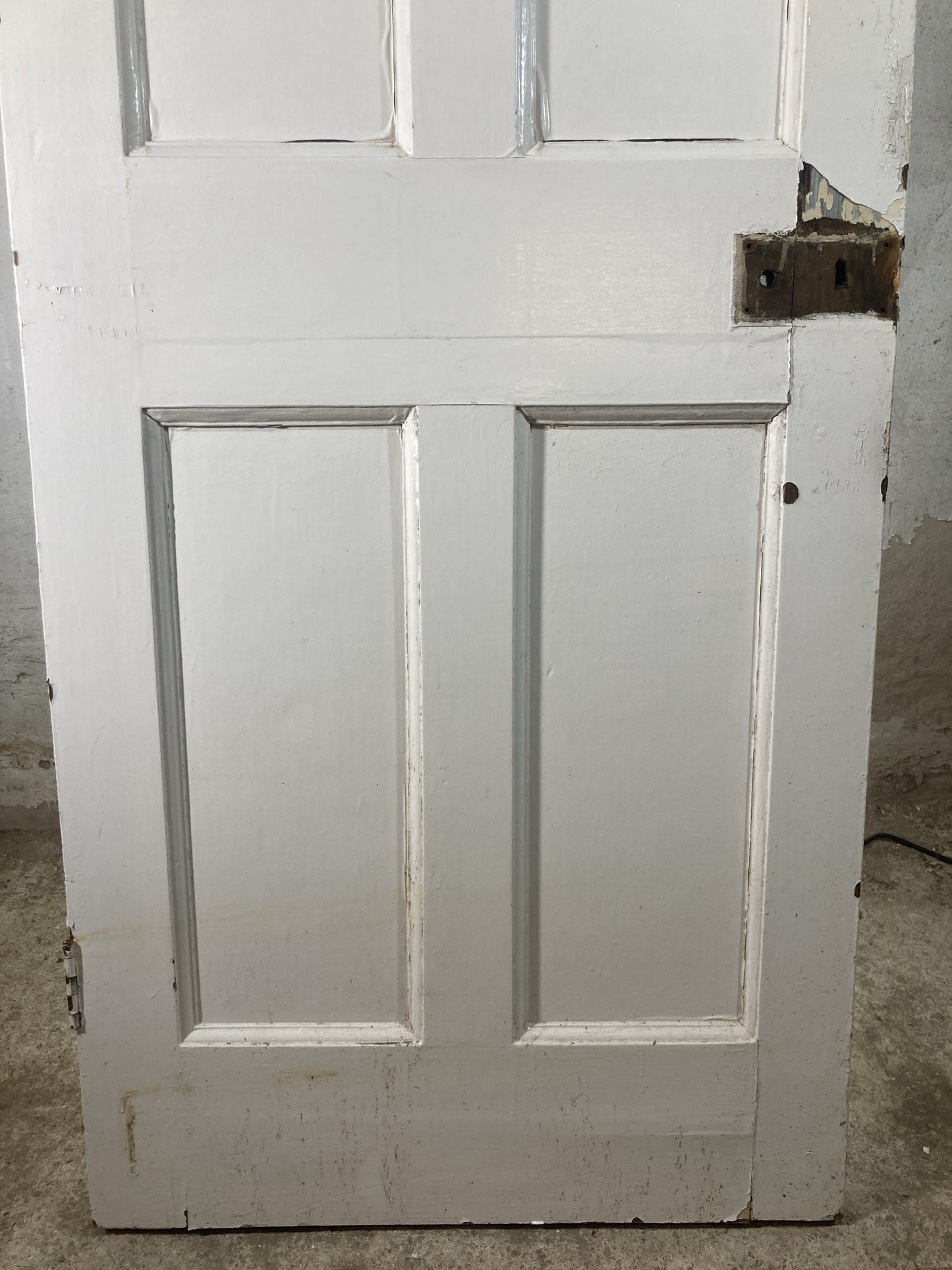 9th Pic 1930s Internal Painted Pine Reclaimed Door