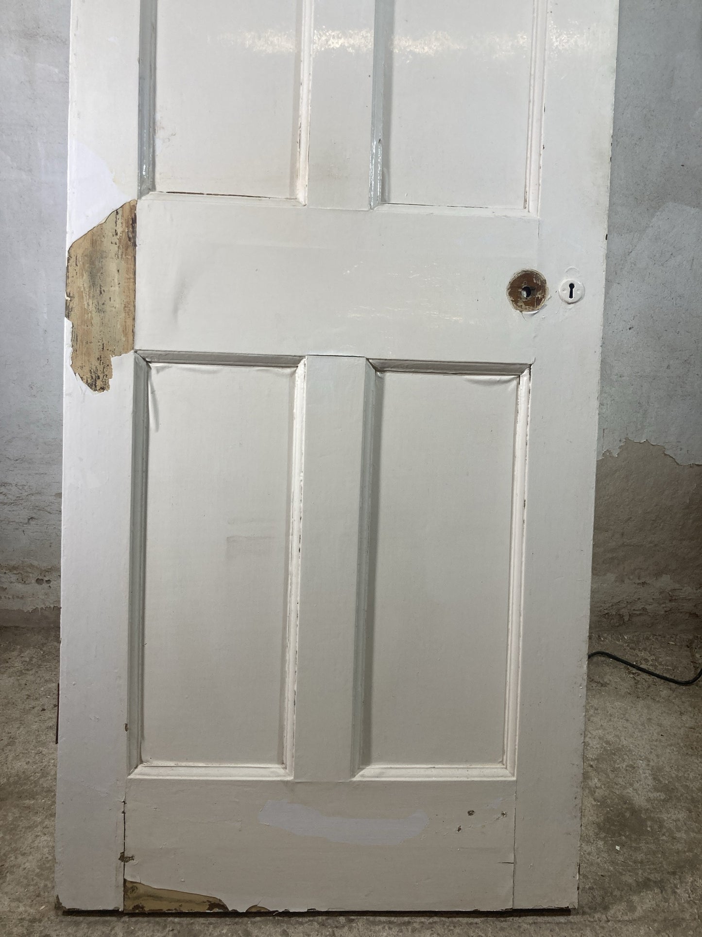 3rd Pic 1930s Internal Painted Pine Reclaimed Door