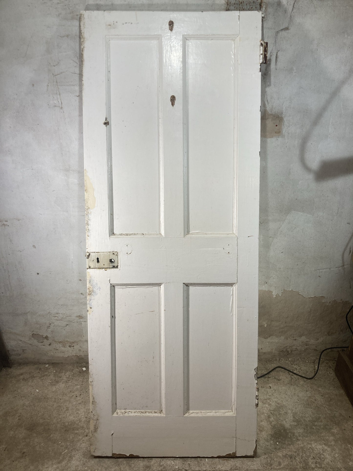 7th Pic 1930s Internal Painted Pine Reclaimed Door