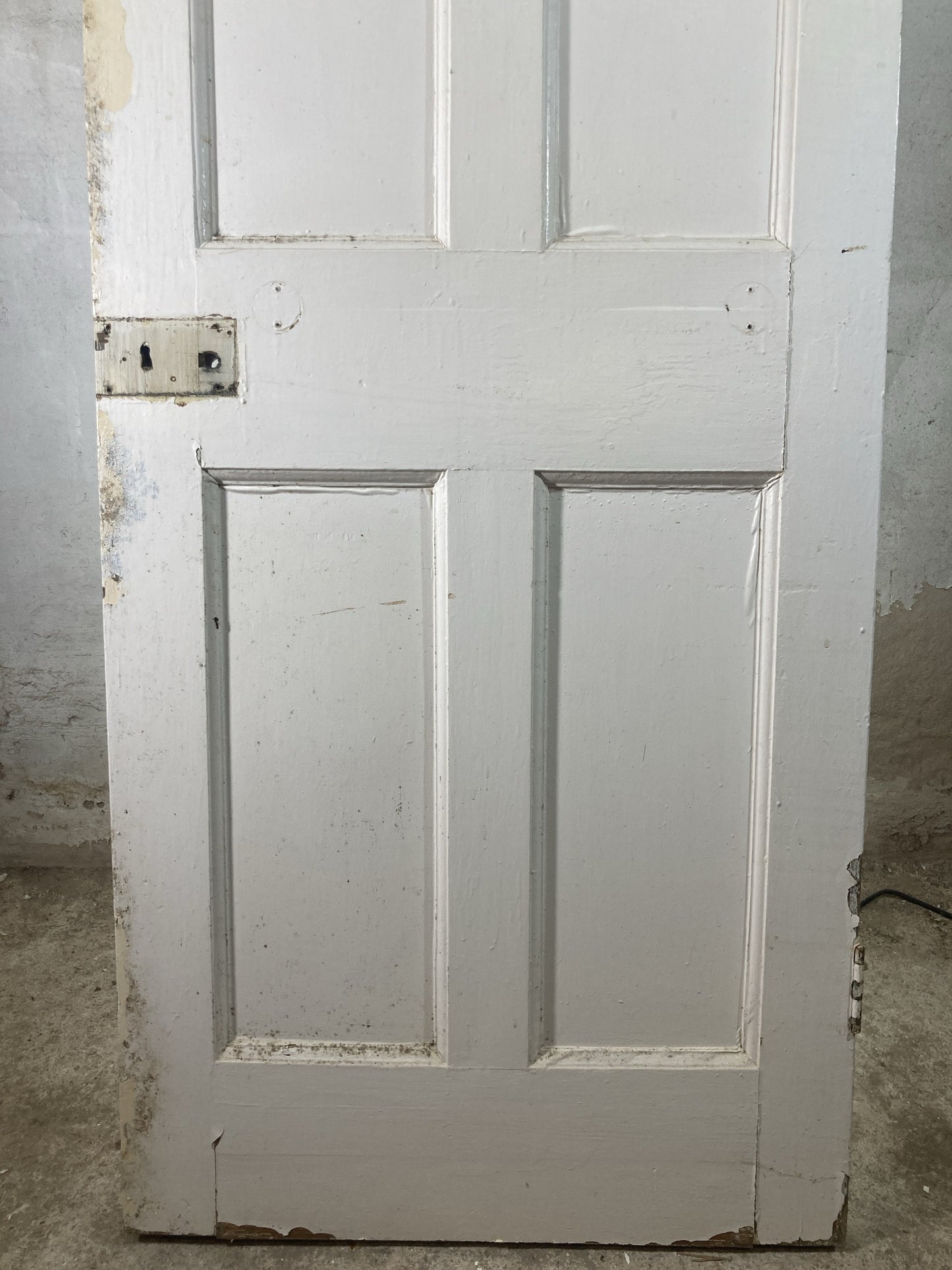 9th Pic 1930s Internal Painted Pine Reclaimed Door