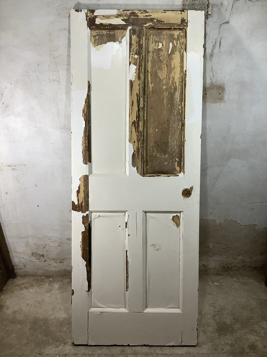 Main Picture 1930s Internal Painted  Pine Reclaimed Door