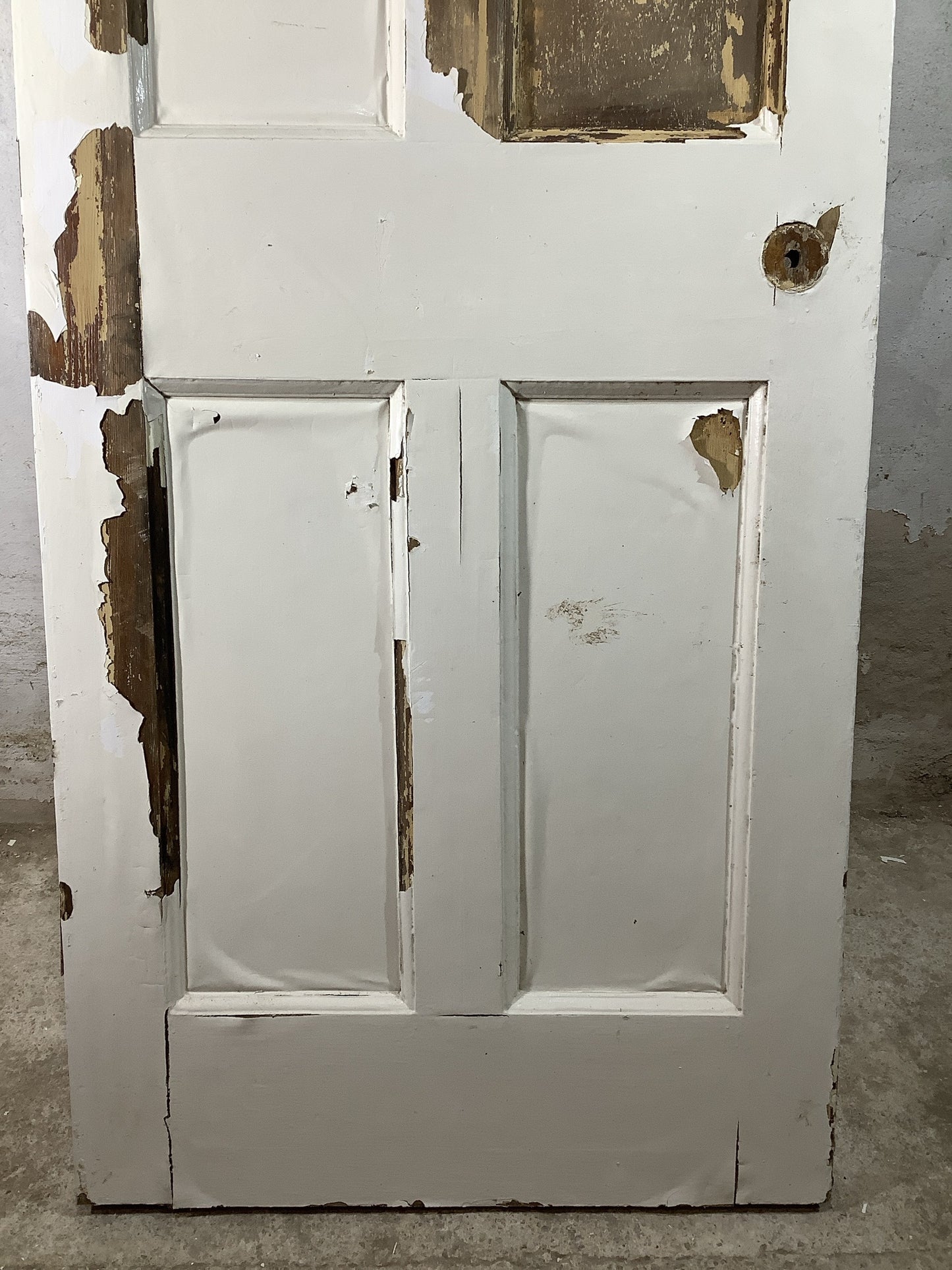 3rd Pic 1930s Internal Painted Pine Reclaimed Door