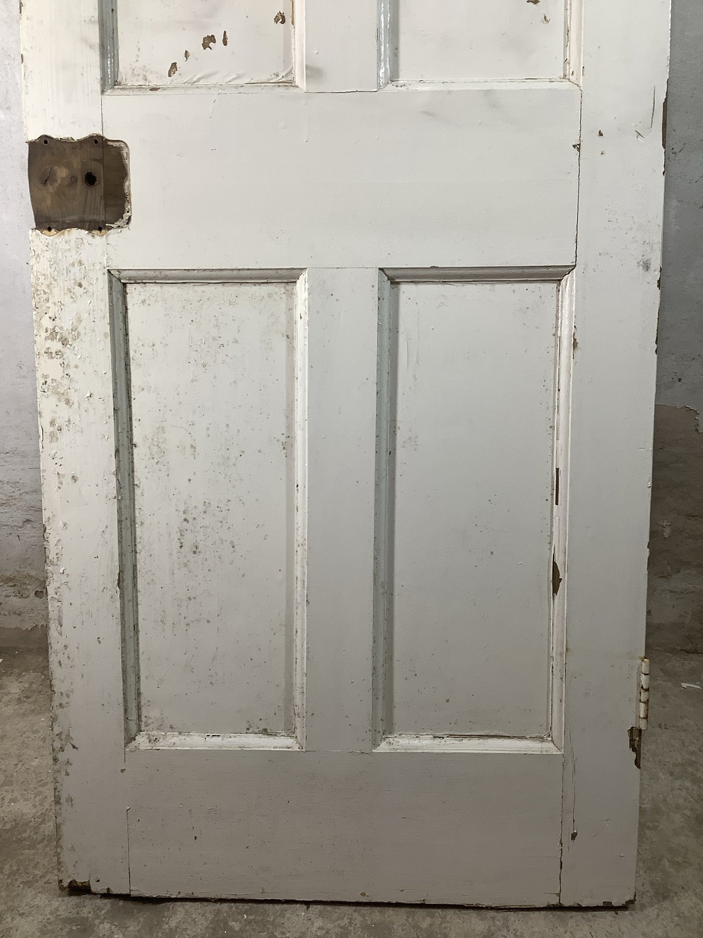 9th Pic 1930s Internal Painted Pine Reclaimed Door