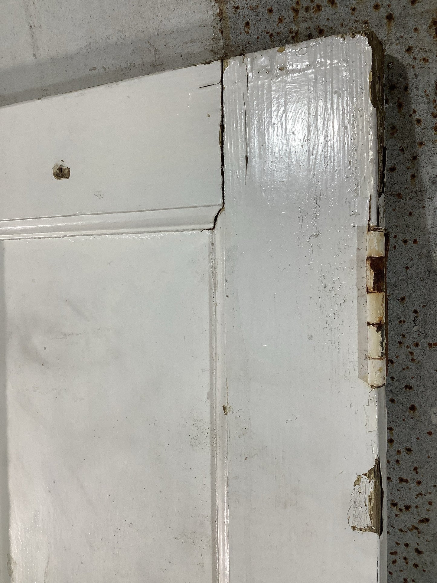 11th Pic 1930s Internal Painted Pine Reclaimed Door