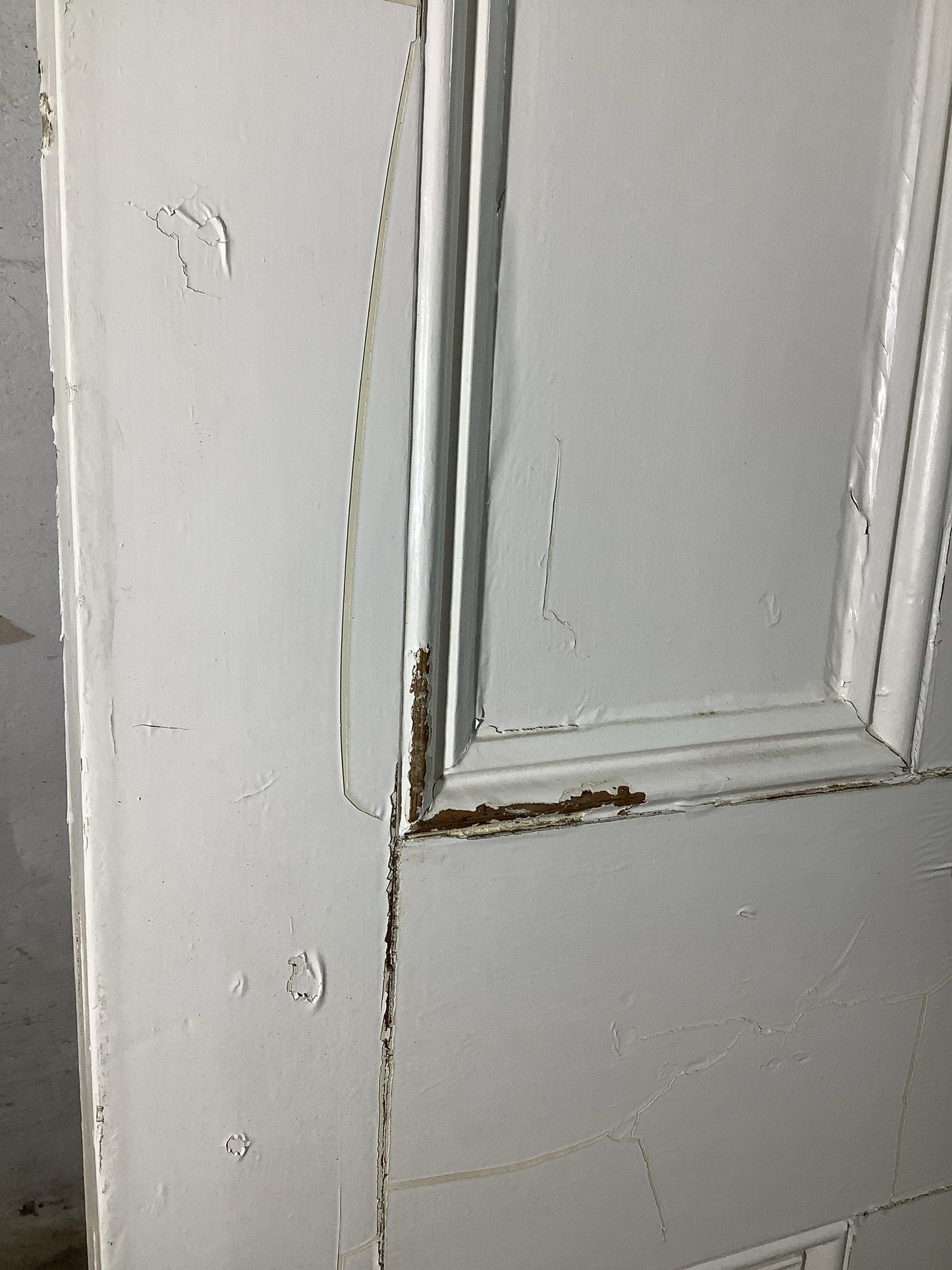 6th Pic Victorian Internal Painted Pine Reclaimed Door