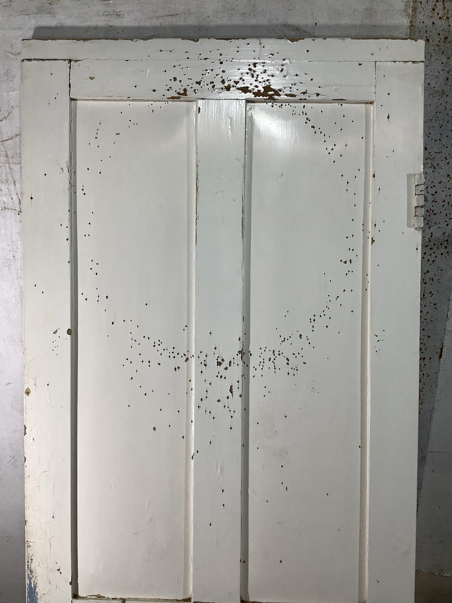 2nd Picture showing old dart board holes