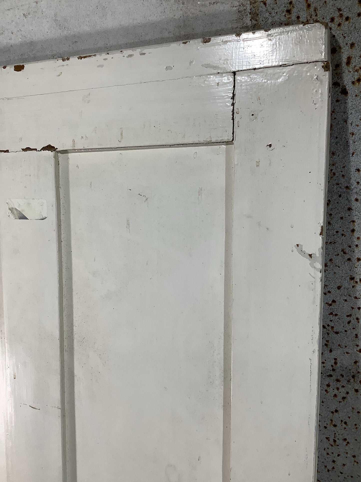 11th Pic Victorian Internal Painted Pine Reclaimed Door