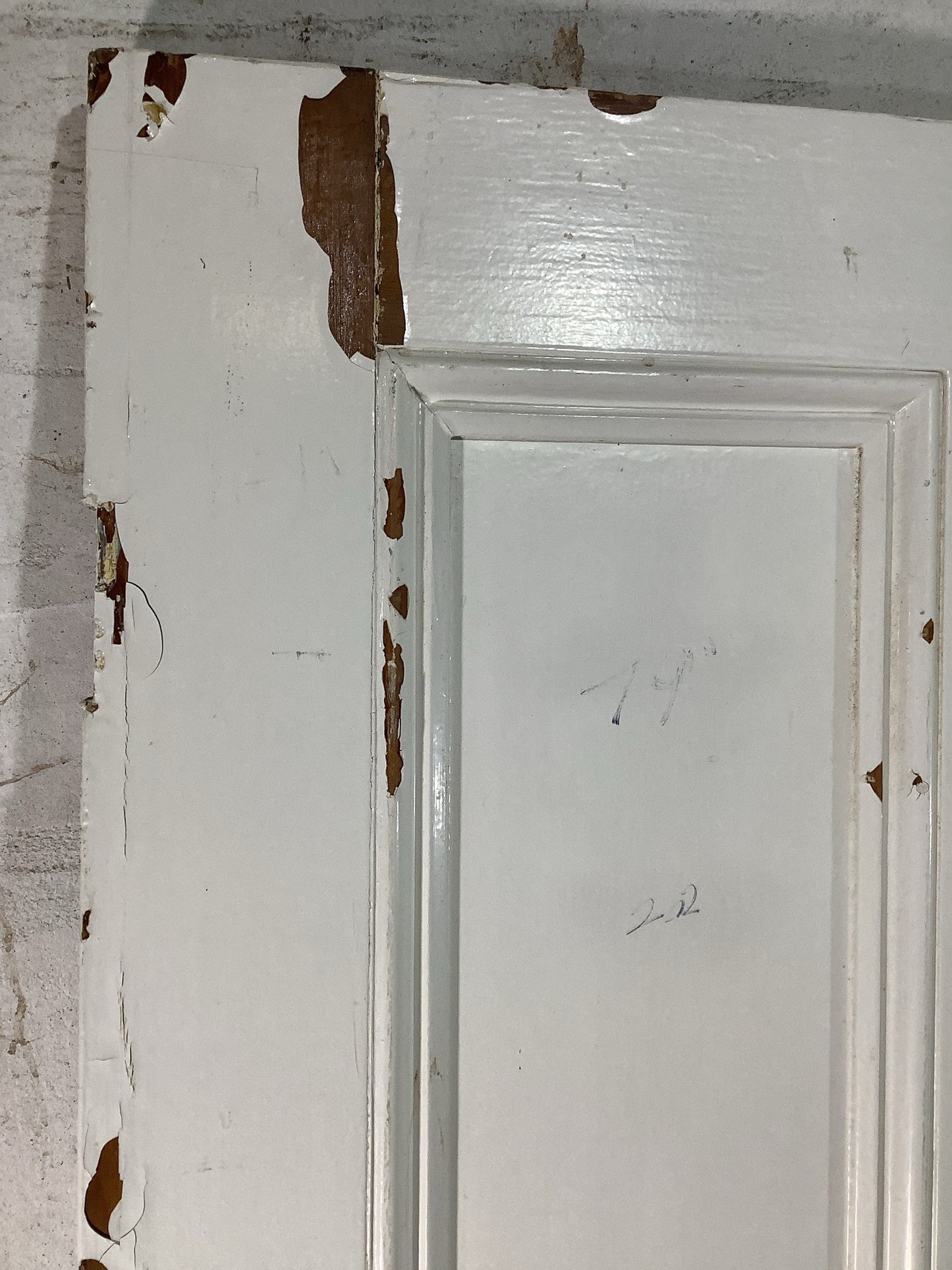 5th Pic Victorian Internal Painted Pine Reclaimed Door