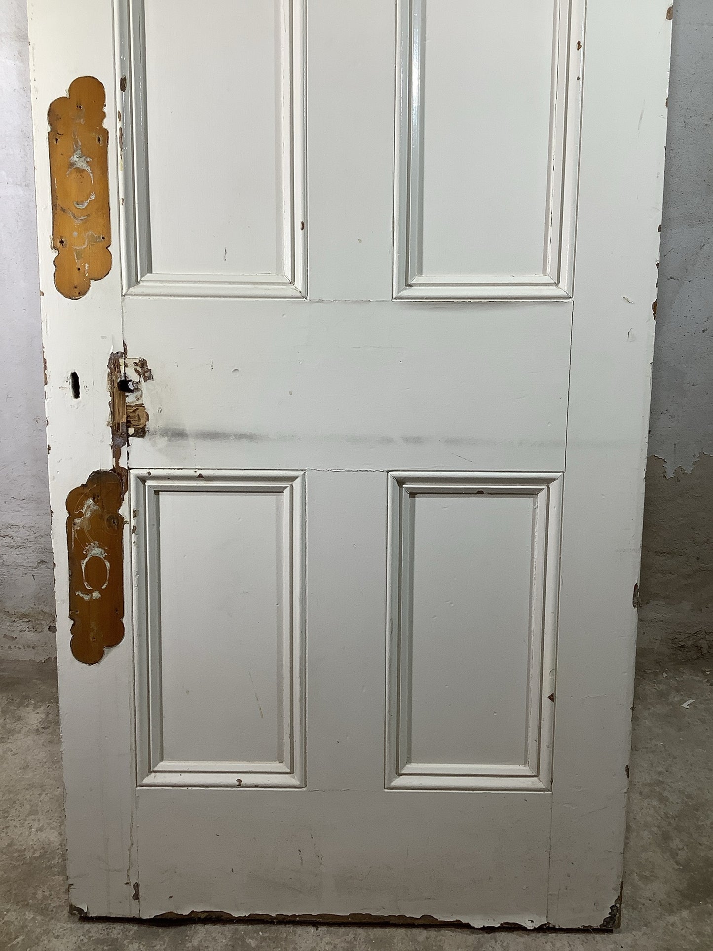 9th Pic Victorian Internal Painted Pine Reclaimed Door