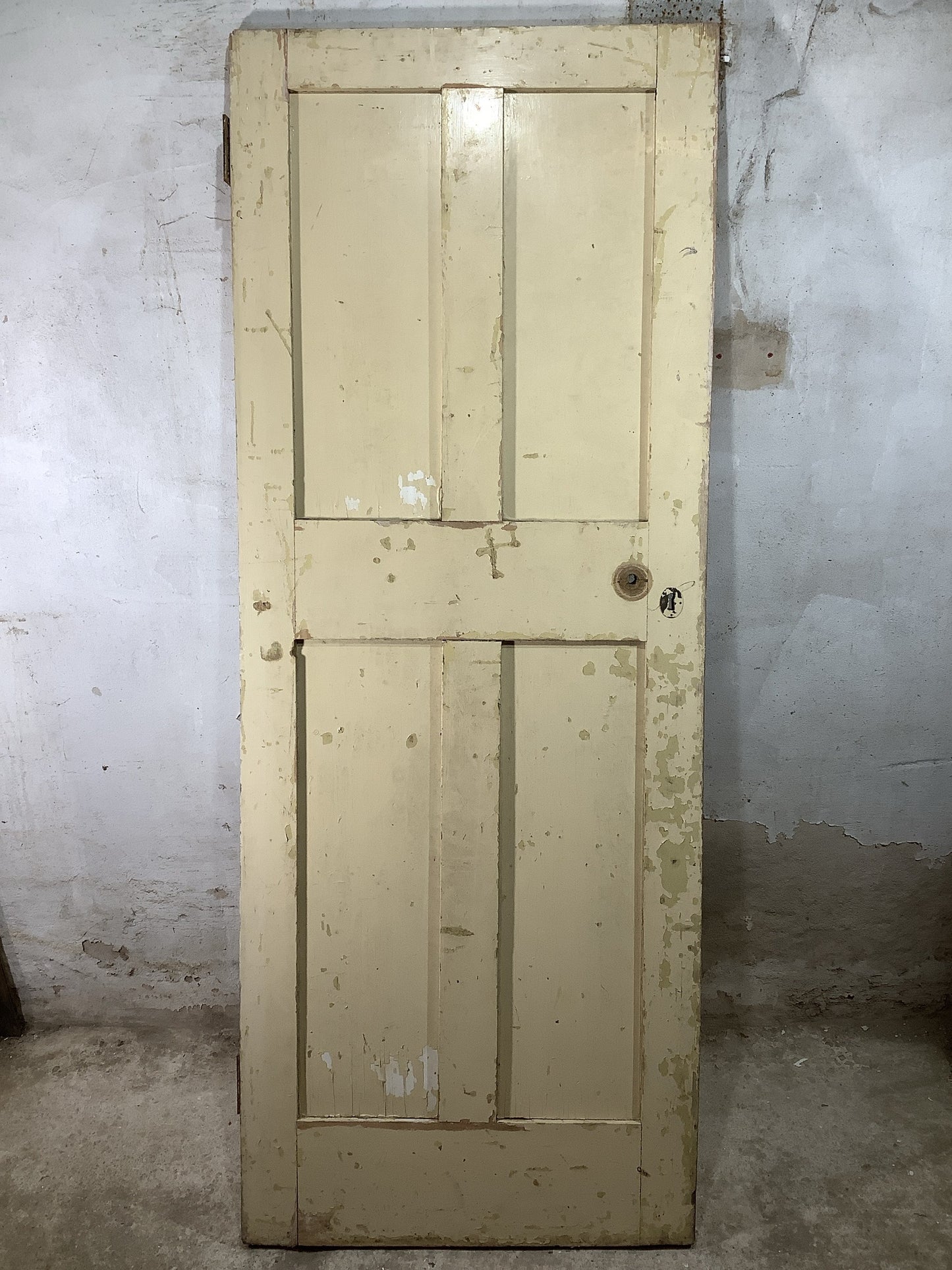 Main Picture Old Internal Painted Pine Reclaimed Door